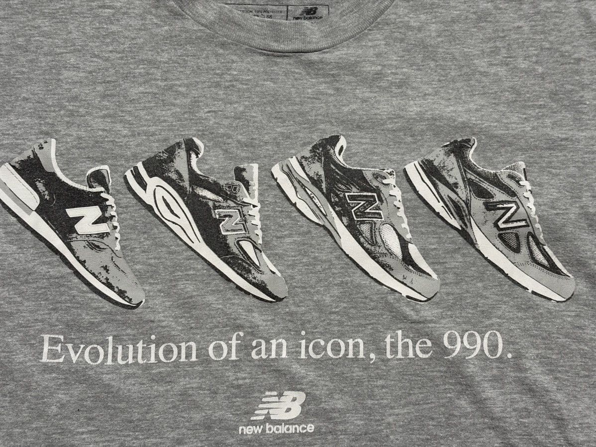 New Balance New Balance Evolution Of An Icon 990 Graphic Sneaker Tee Size US XS / EU 42 / 0 - 2 Thumbnail