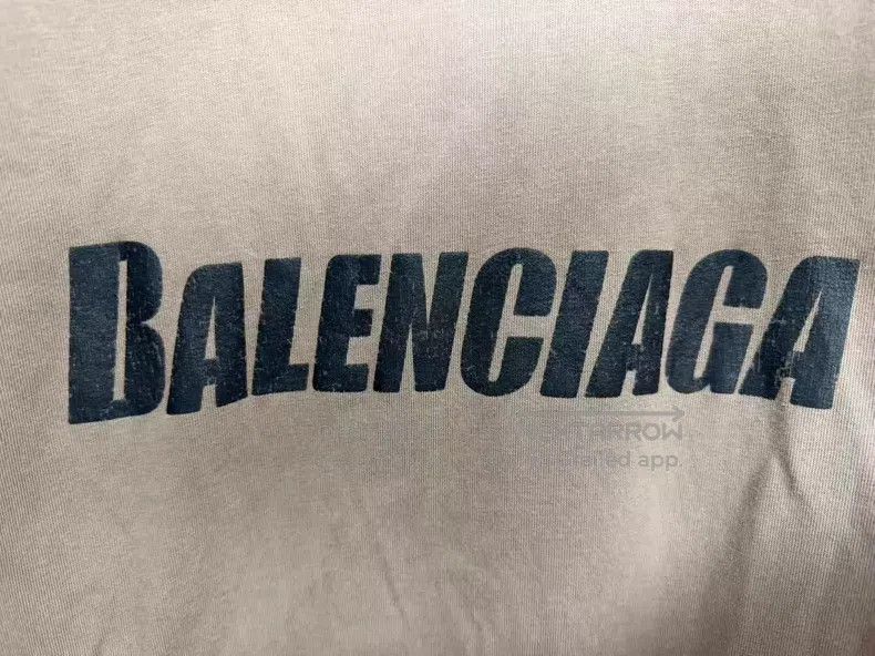 Balenciaga Balenciaga Damaged letter logo short-sleeve Size US M / EU 48-50 / 2 - 4 Thumbnail