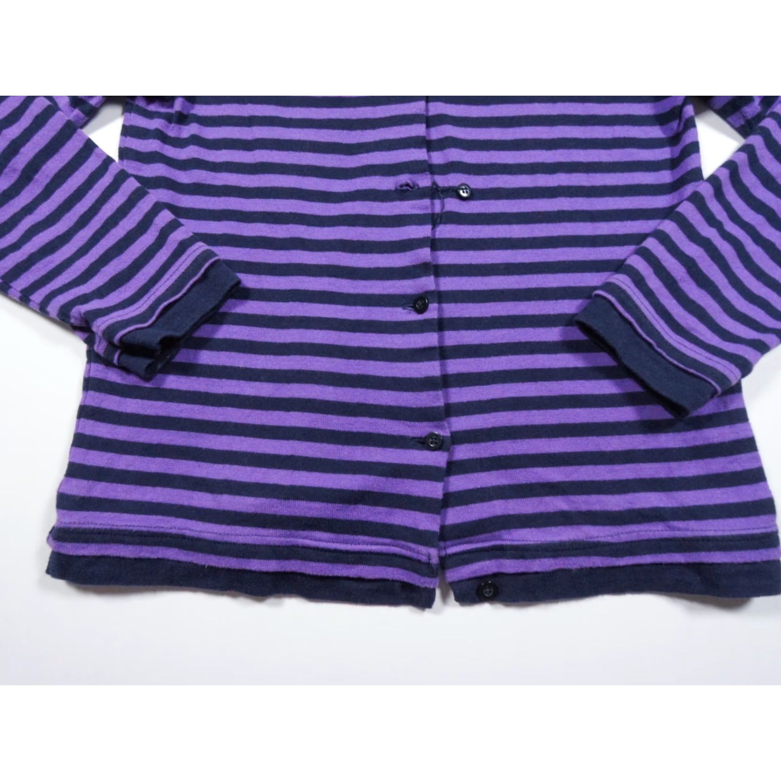 Vintage VINTAGE Beams Womens Cardigan Sweater Casual Light Purple Knitted 90s Ladies Small Size S / US 4 / IT 40 - 3 Thumbnail