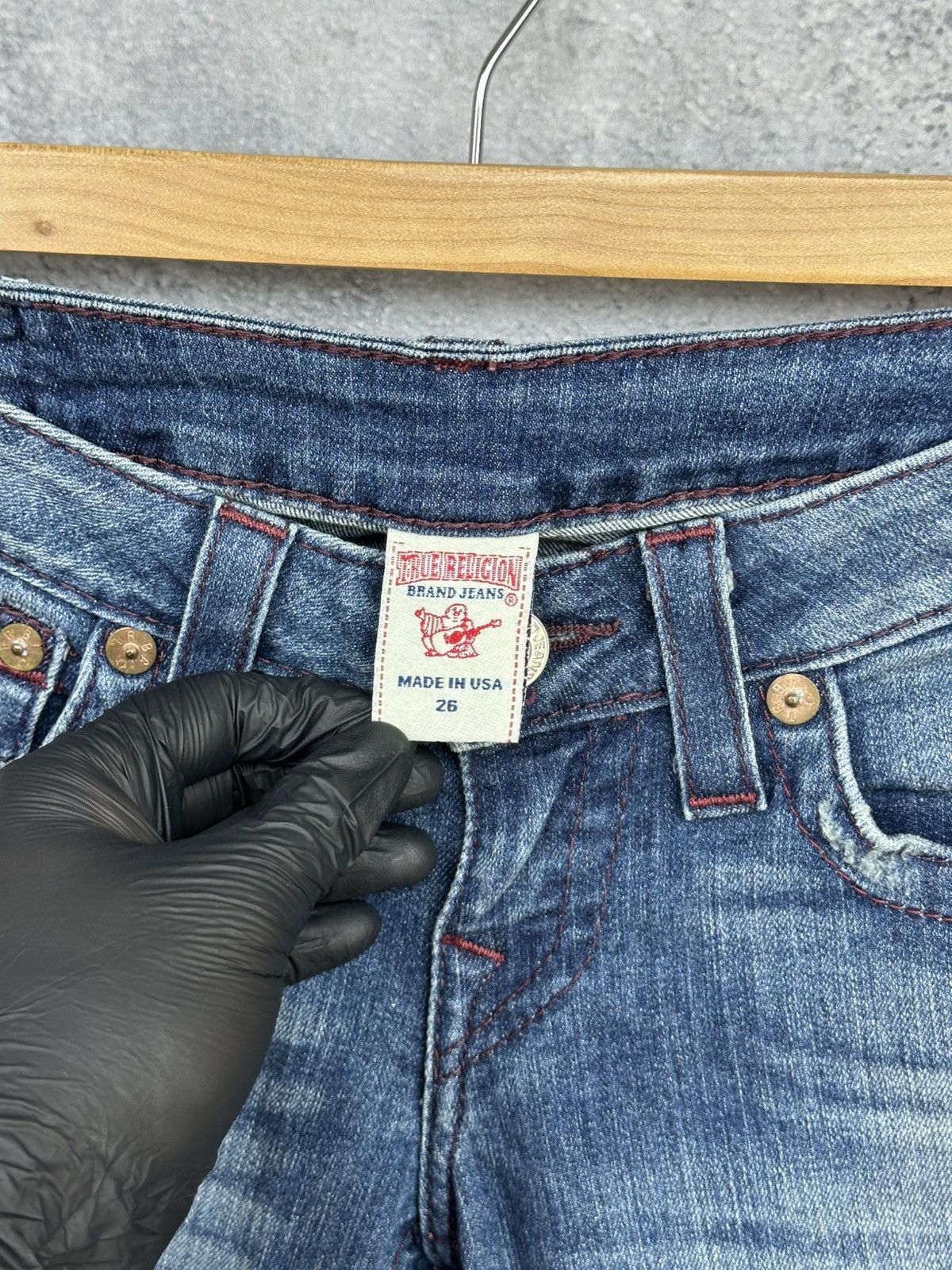 True Religion True Religion Skinny Jeans Wash Stretch Denim Flap Pocket Size 28" / US 6 / IT 42 - 13 Thumbnail