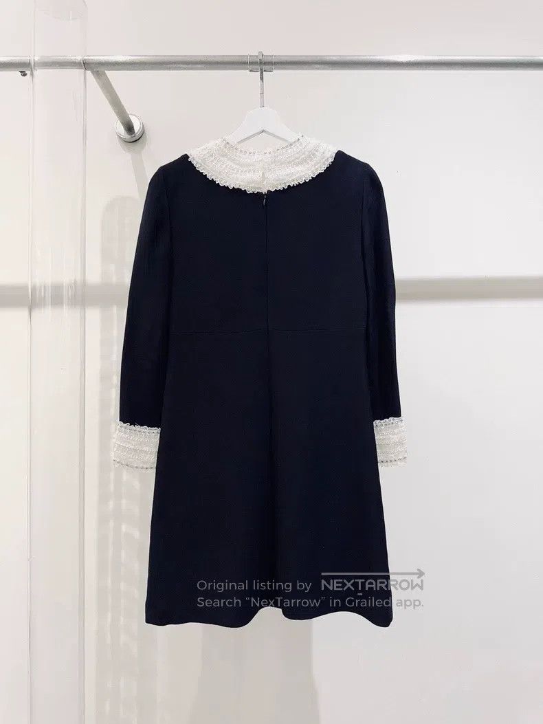 Miu Miu Miu Miu 38 Pearl diamond collar dress Size M / US 6-8 / IT 42-44 - 5 Thumbnail