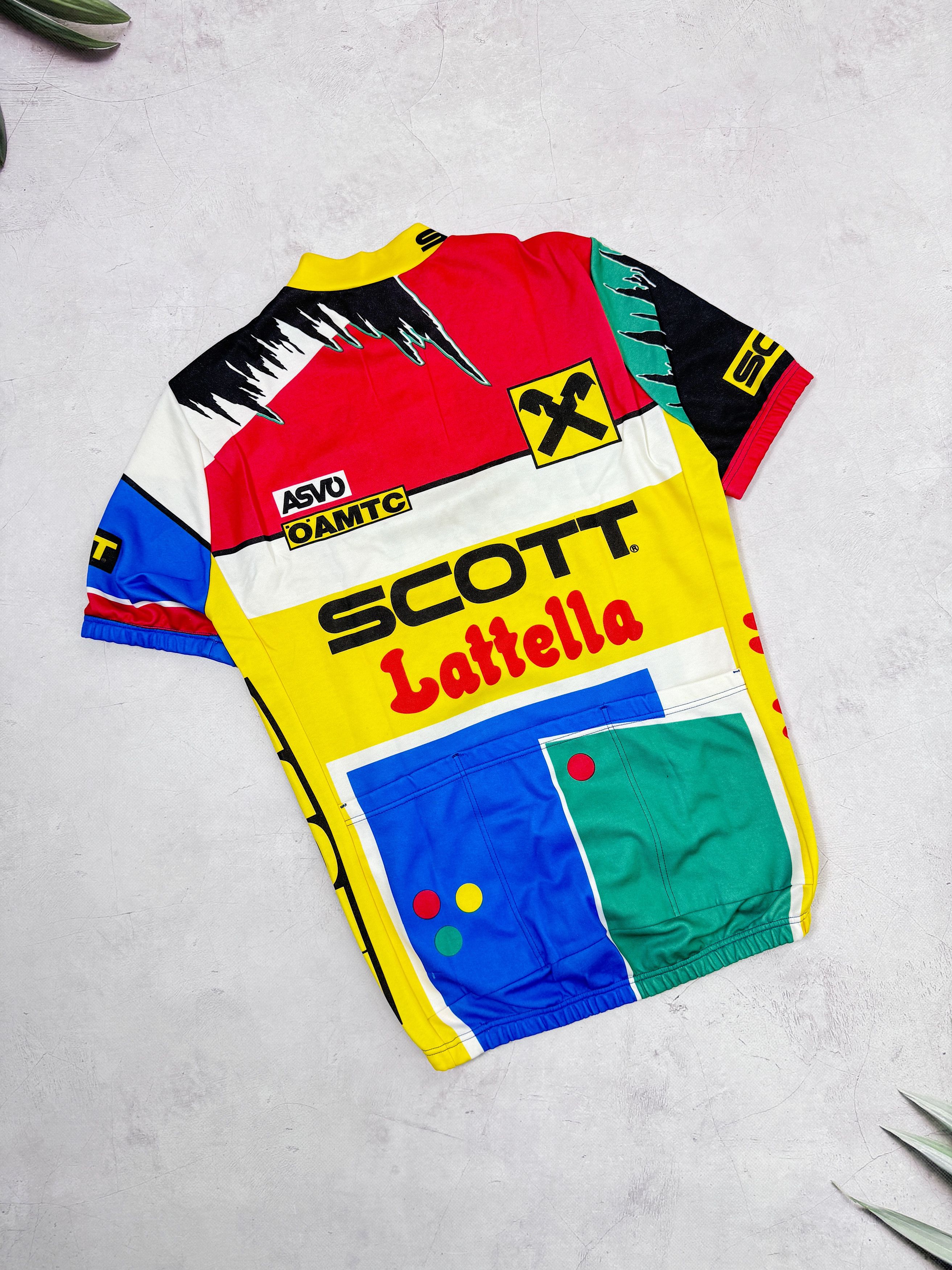 Vintage Vintage Scott Lattella Cycling Jersey ASVO Size US M / EU 48-50 / 2 - 9 Thumbnail