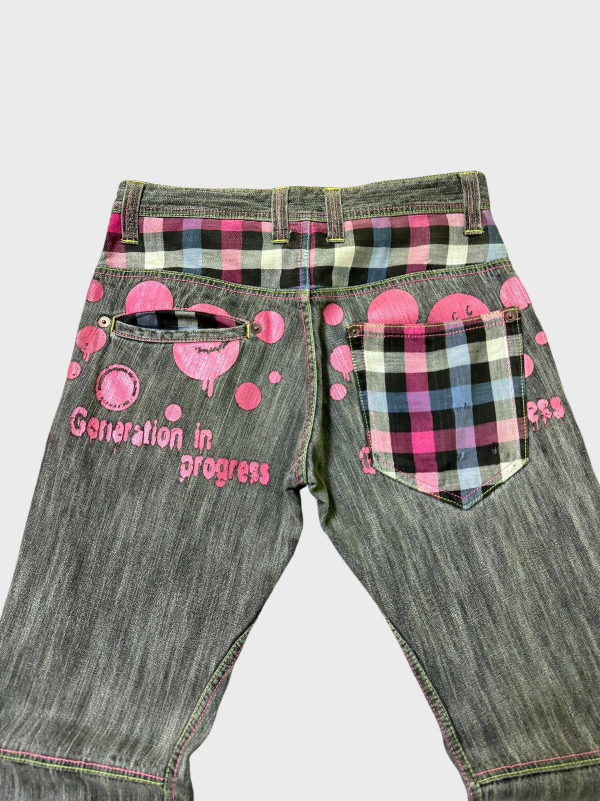 If Six Was Nine Dominate Handcrafted Plaid Tartans Junya Watanabe Denim Size US 32 / EU 48 - 11 Thumbnail
