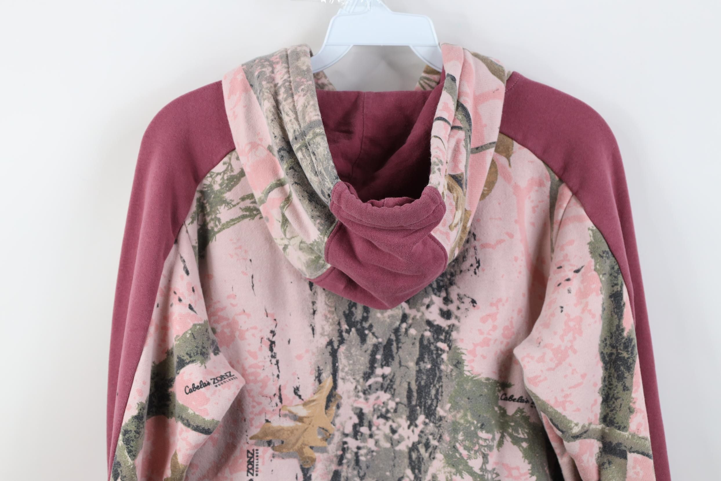 Cabelas Vintage Y2K Cabelas Spell Out Camouflage Hoodie Sweatshirt Size M / US 6-8 / IT 42-44 - 13 Thumbnail