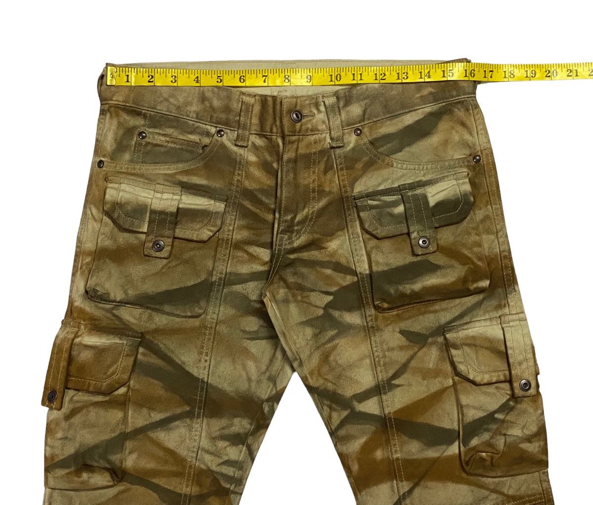 Japanese Brand × Tornado Mart Rare Design‼️Tornado Mart Flare Multi-Pocket Pants Size US 32 / EU 48 - 4 Thumbnail