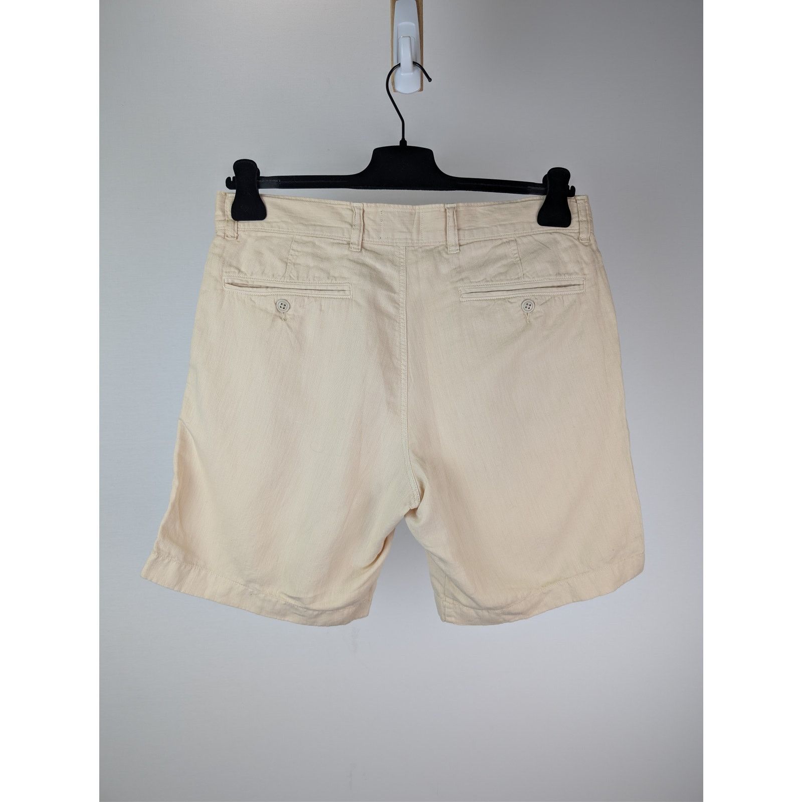Todd Snyder o1rshd1 CC20 Cotton-Linen Chino Shorts in Light Beige/Cream Size US 32 / EU 48 - 15 Thumbnail