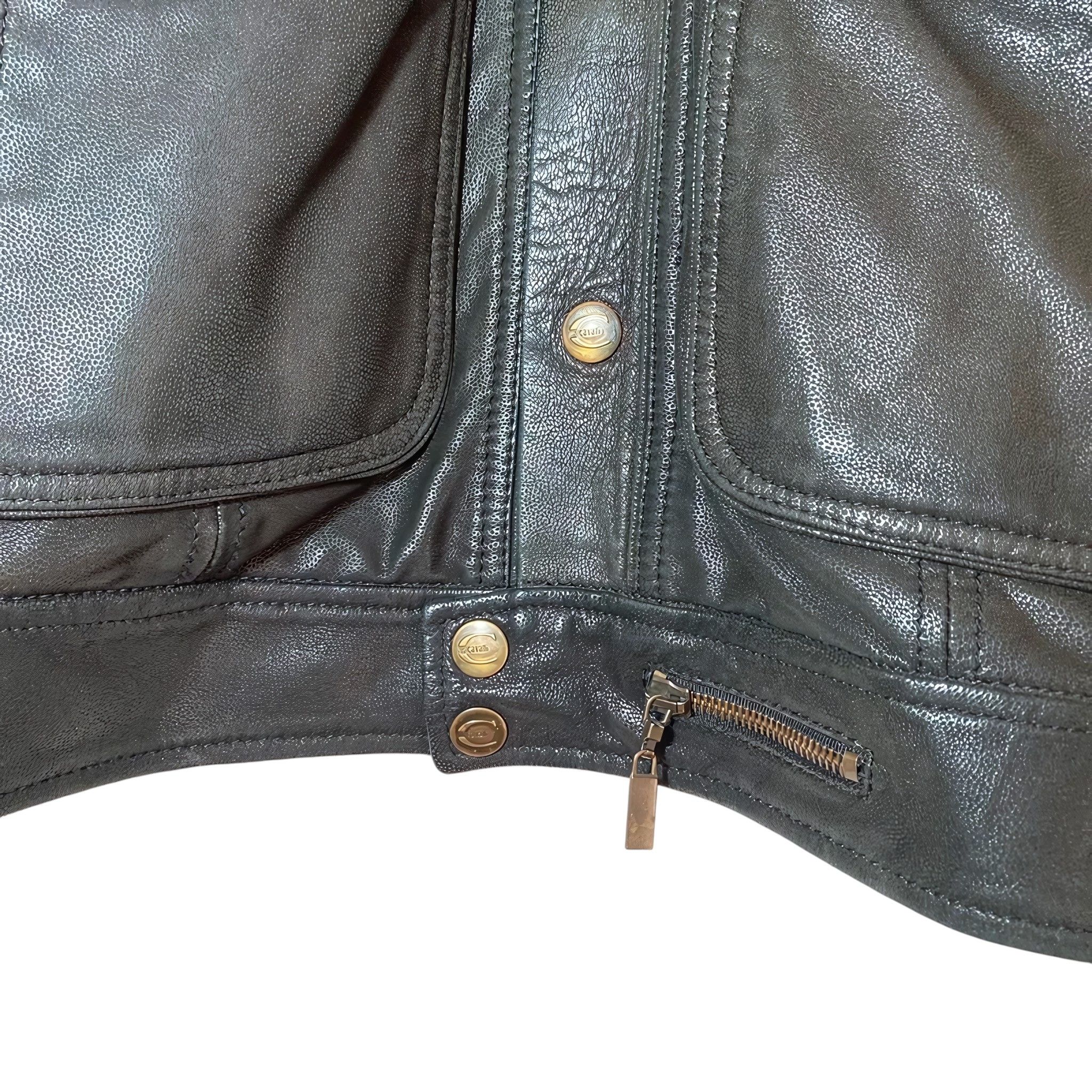 Roberto Cavalli LEATHER BIKER JACKET Size US XXL / EU 58 / 5 - 6 Thumbnail
