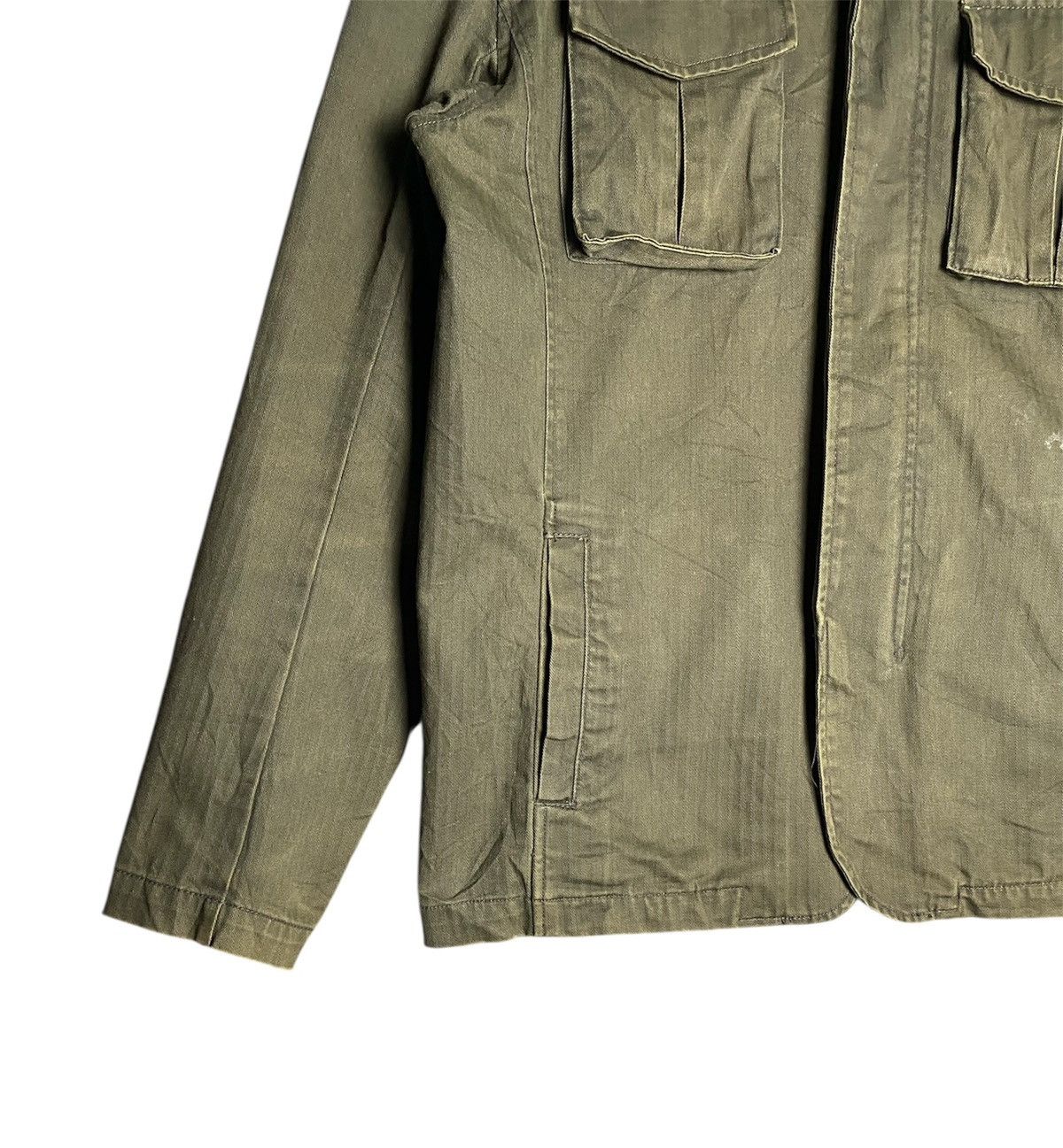 Japanese Brand Espeara Tartan HBT Military Jacket Size US L / EU 52-54 / 3 - 2 Thumbnail