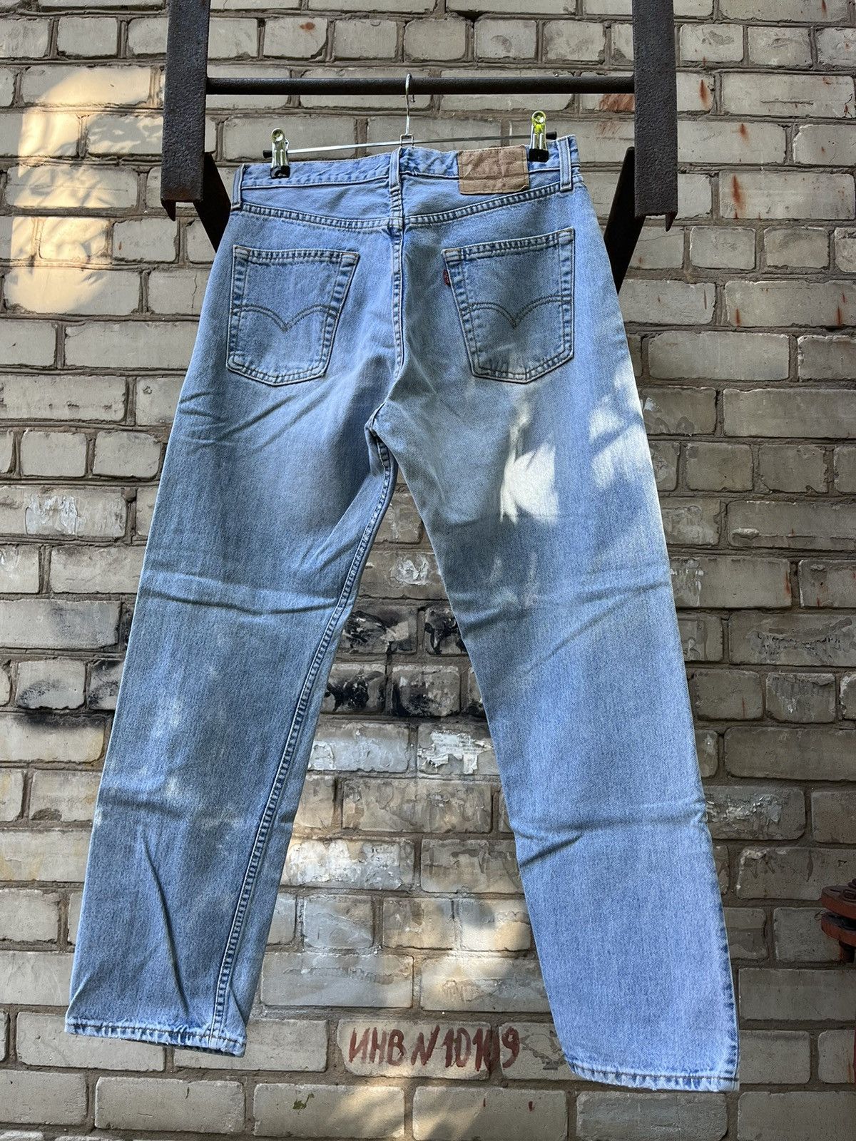 Levi's Vintage 1995 Levi’s 517 Blue Stone Washed Button Jeans Size US 34 / EU 50 - 3 Thumbnail
