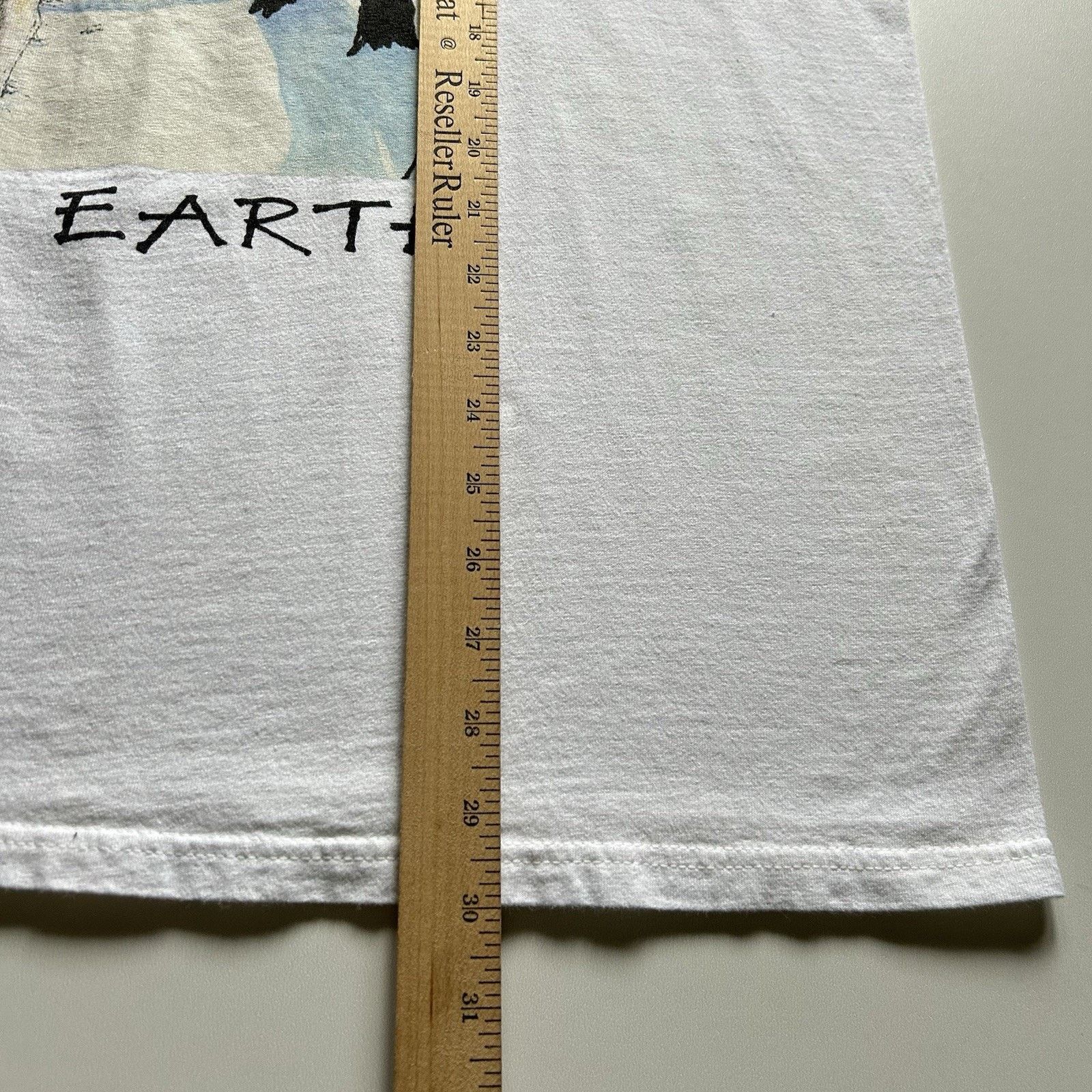 Hanes Vintage Wolf Art T Shirt XL 90s Wild Earth Animal Graphic Size US XL / EU 56 / 4 - 7 Thumbnail