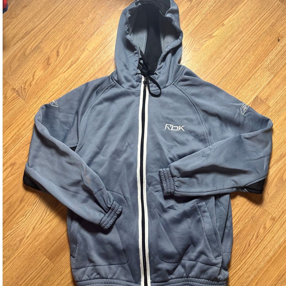 Reebok Vintage Mens Large Mid 2000s Reebok Tag Zip Up Size US L / EU 52-54 / 3 - 1 Thumbnail