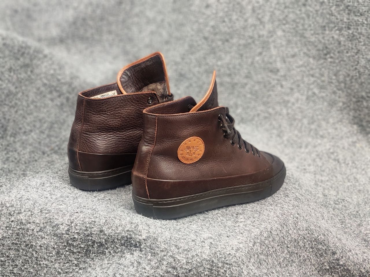 Other Benci Brothers scrambler Fur brown leather boots Sneakers Size US 8 / IT 38 - 13 Thumbnail