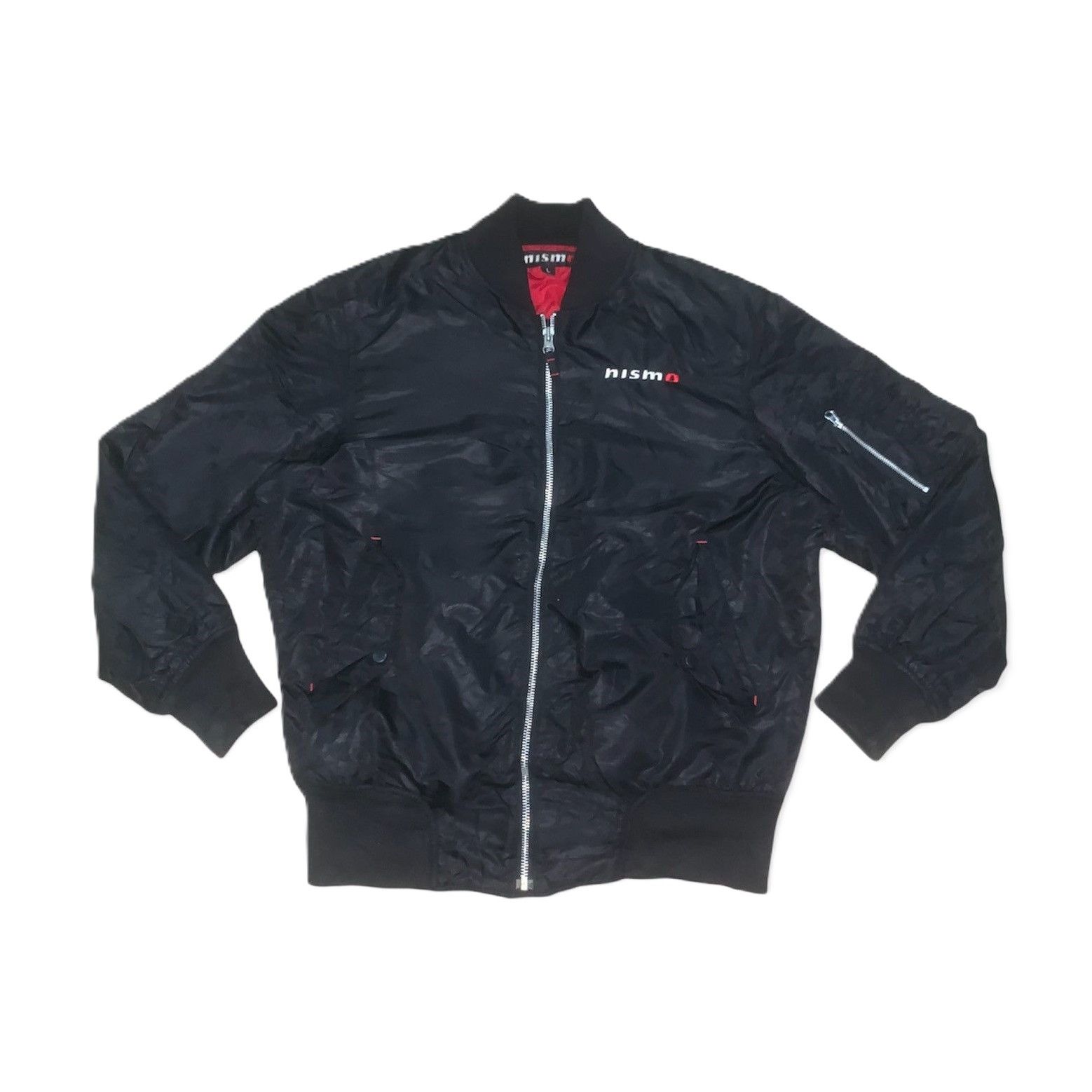 Vintage Vintage 90s NISMO Nissan Motorsports Technical Bomber Jacket Size US L / EU 52-54 / 3 - 3 Thumbnail