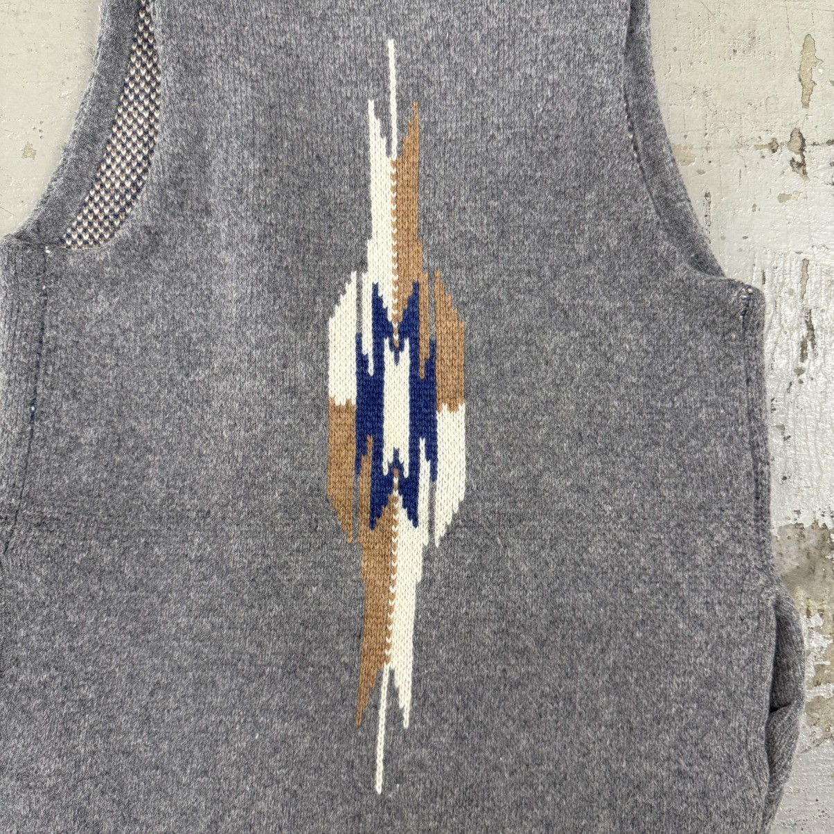 Japanese Brand Long Chimayo Wool Vest Western Niko and Size US M / EU 48-50 / 2 - 8 Thumbnail