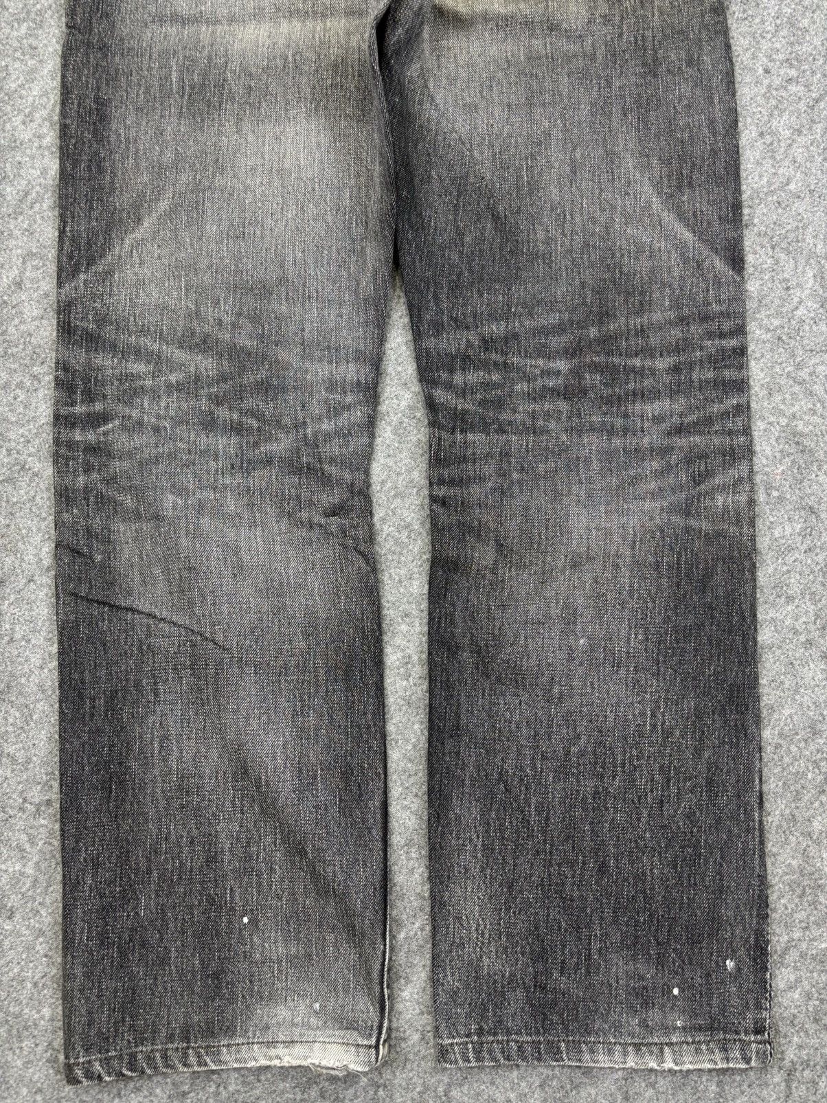 Japanese Brand Vintage Johnbull Paint Selvedge Denim F742 Size US 33 - 13 Thumbnail