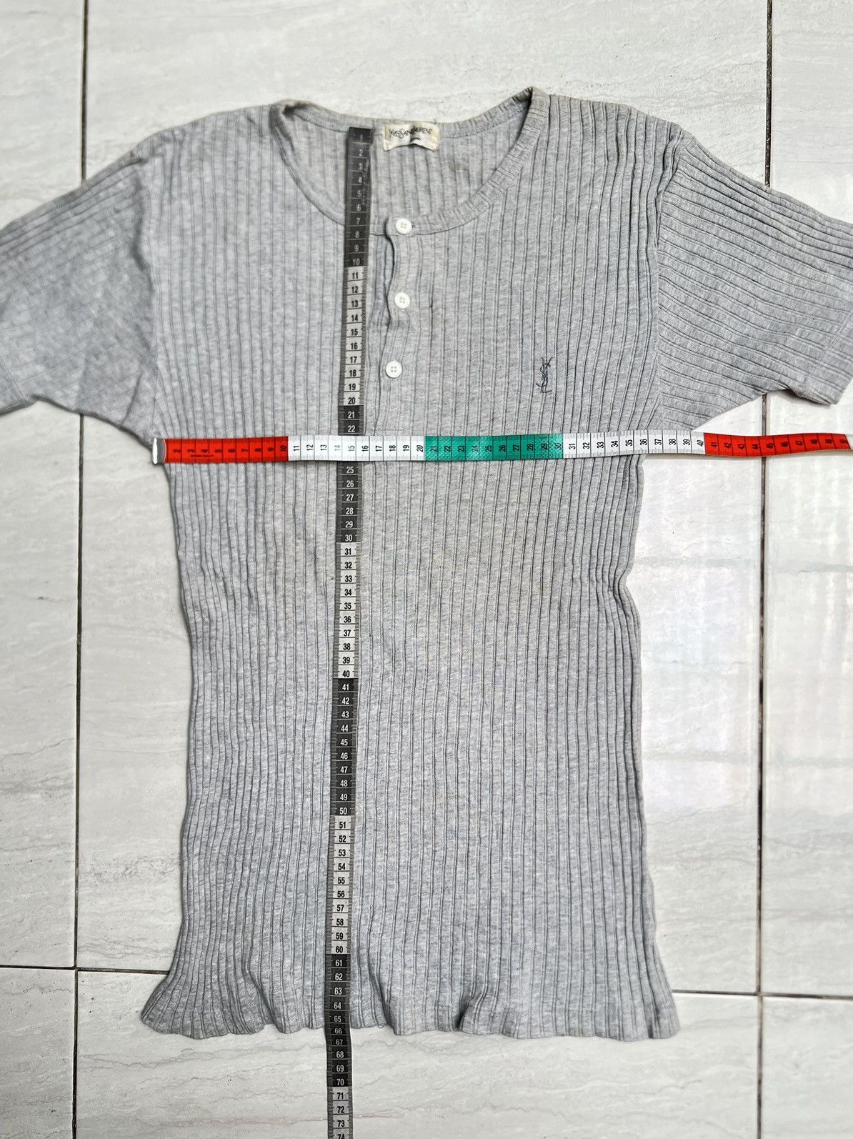Yves Saint Laurent Yves Saint Laurent Pour Homme Knit T-shirt Size US XS / EU 42 / 0 - 2 Thumbnail
