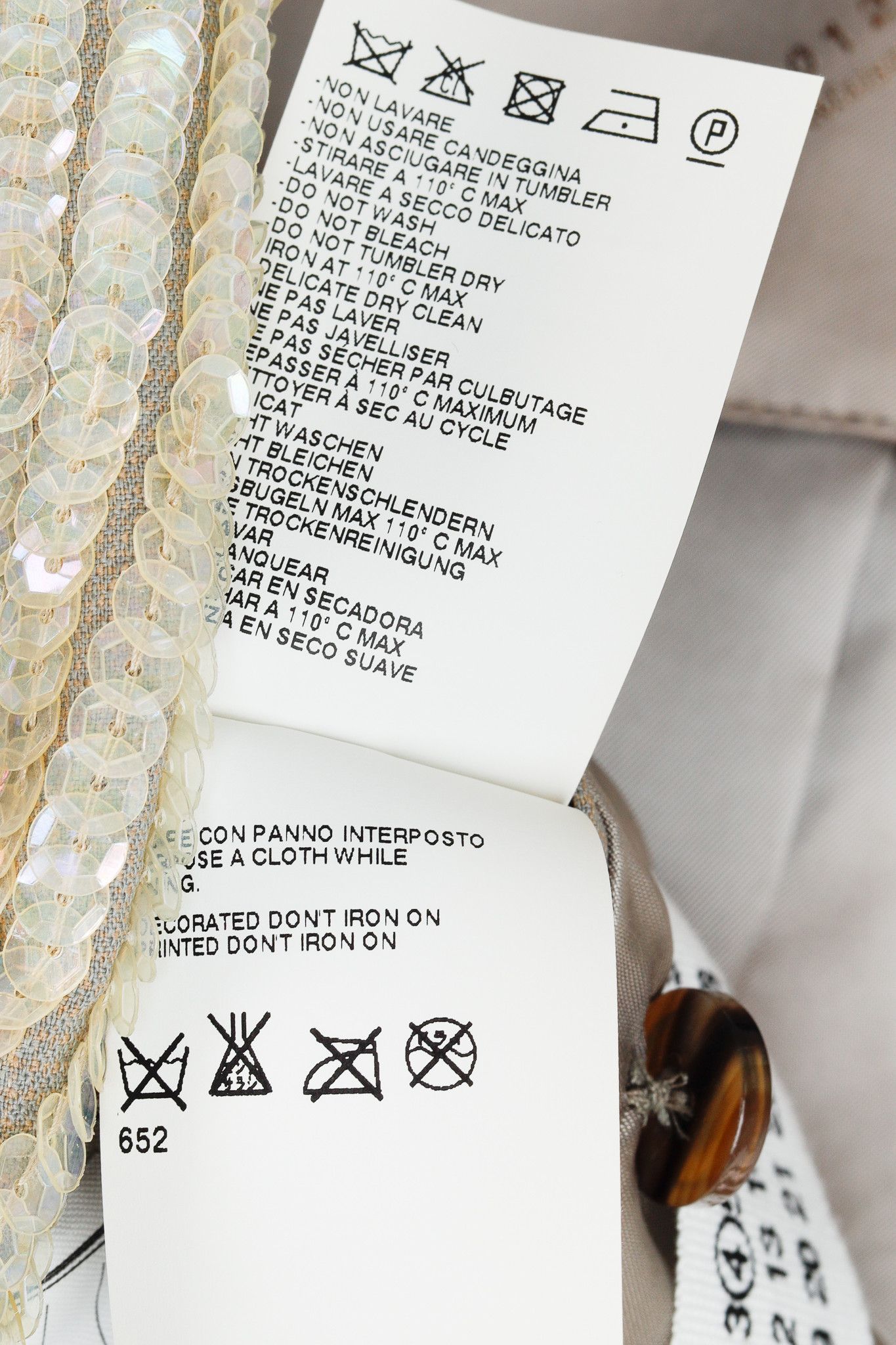 Maison Margiela Maison Margiela Resort 2013 Sequin Shawl-Collar Blazer Size M / US 6-8 / IT 42-44 - 12 Thumbnail