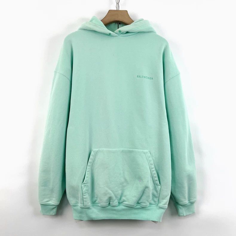 Balenciaga Balenciaga Mint green front and back monogrammed embroider Size US XS / EU 42 / 0 - 1 Thumbnail
