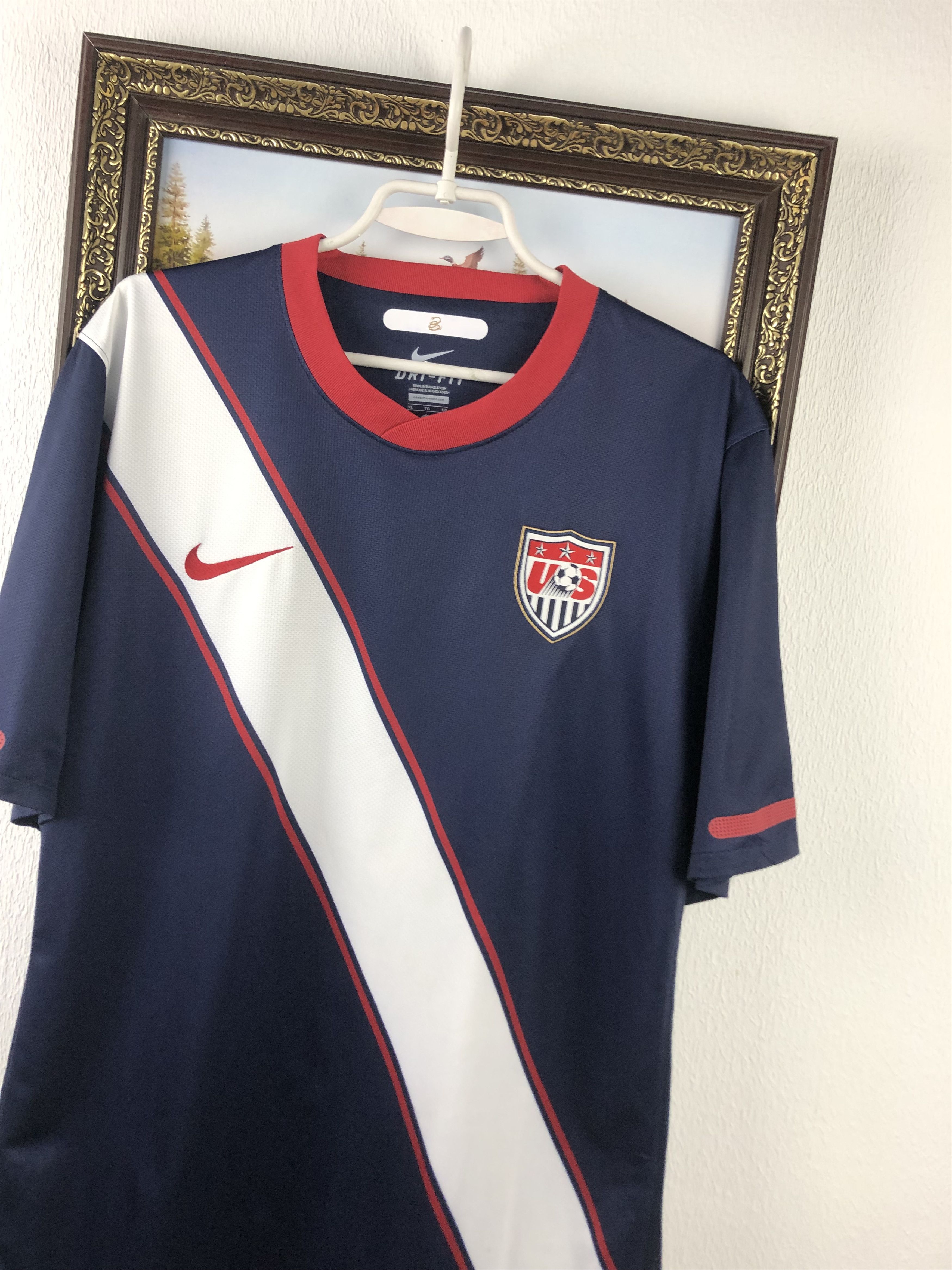 USA Away football shirt 2010 Soccer Nike Jersey Rare Trikot