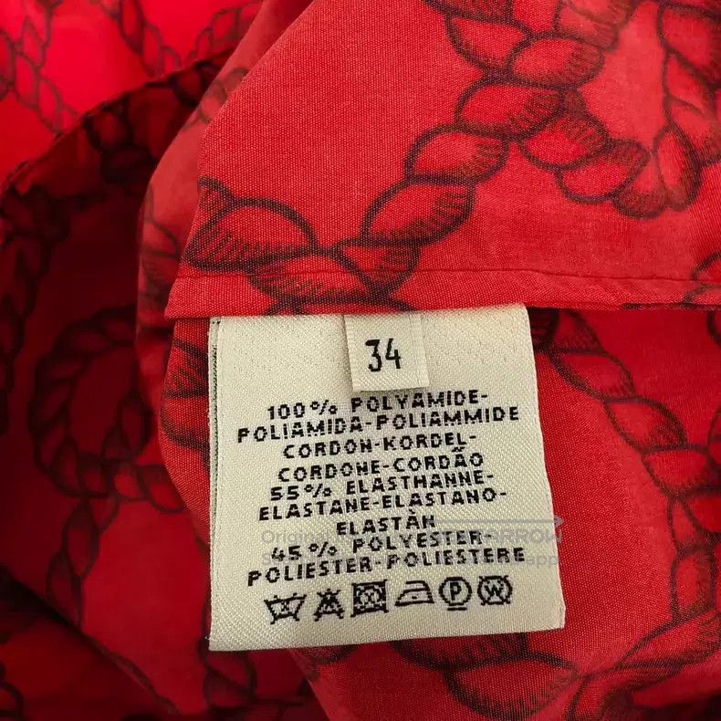 Hermes Hermes Red Rope Knot Waterproof Jacket Size XXS / US 00 / IT 34 - 3 Thumbnail