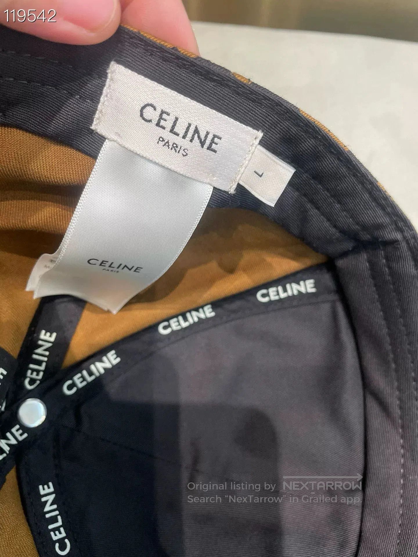 Celine Celine Monogram Baseball Cap L. Size ONE SIZE - 4 Thumbnail