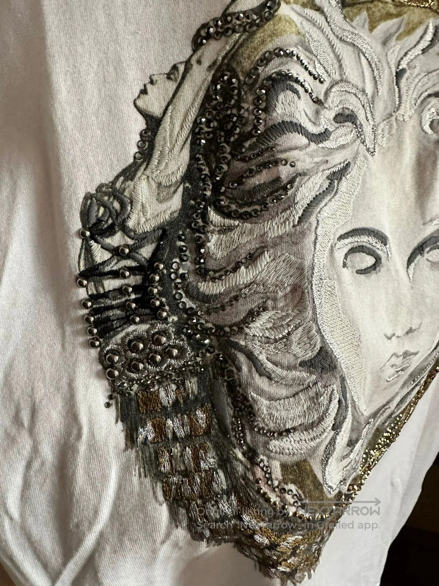 Versace Versace Short Sleeve Shirt with Crystals. Size US M / EU 48-50 / 2 - 2 Thumbnail