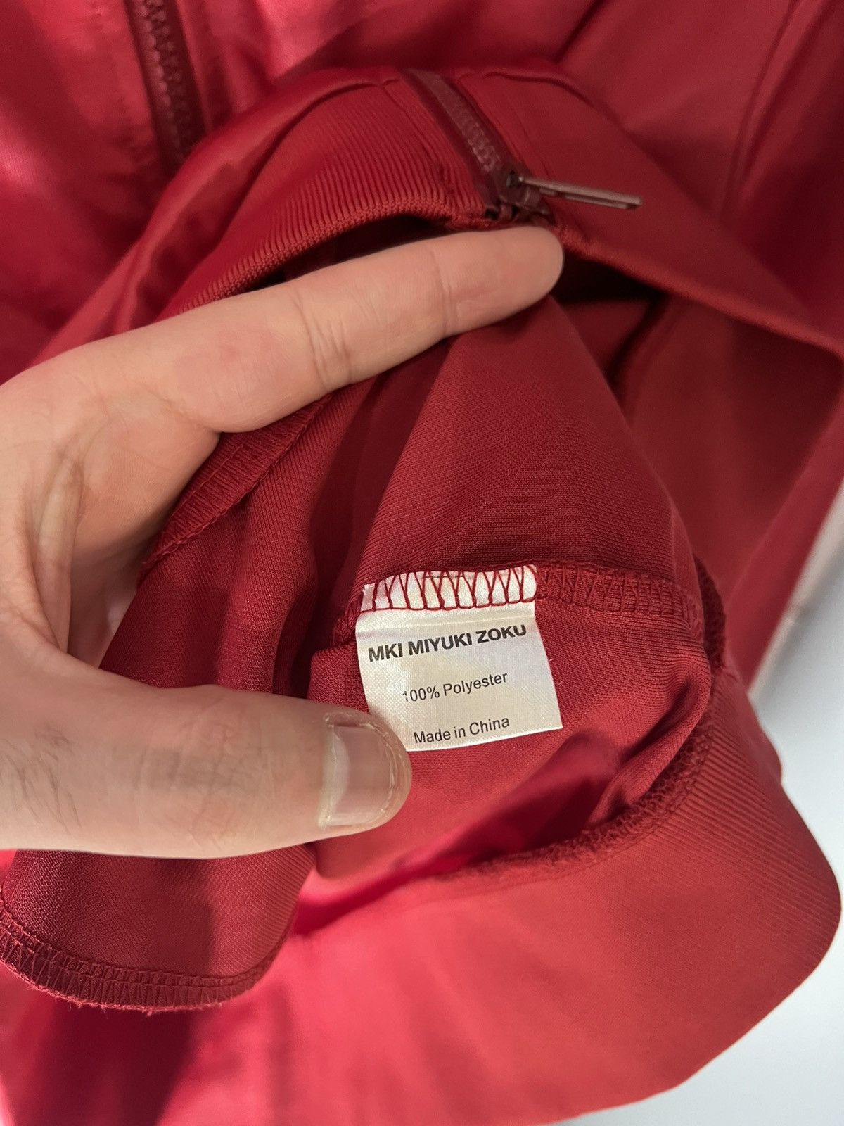Mki Miyuki Zoku MKI MIYUKI ZOKU TRACK ZIP JACKET LIGHT SPORTSWEAR Y2K Size US M / EU 48-50 / 2 - 12 Thumbnail