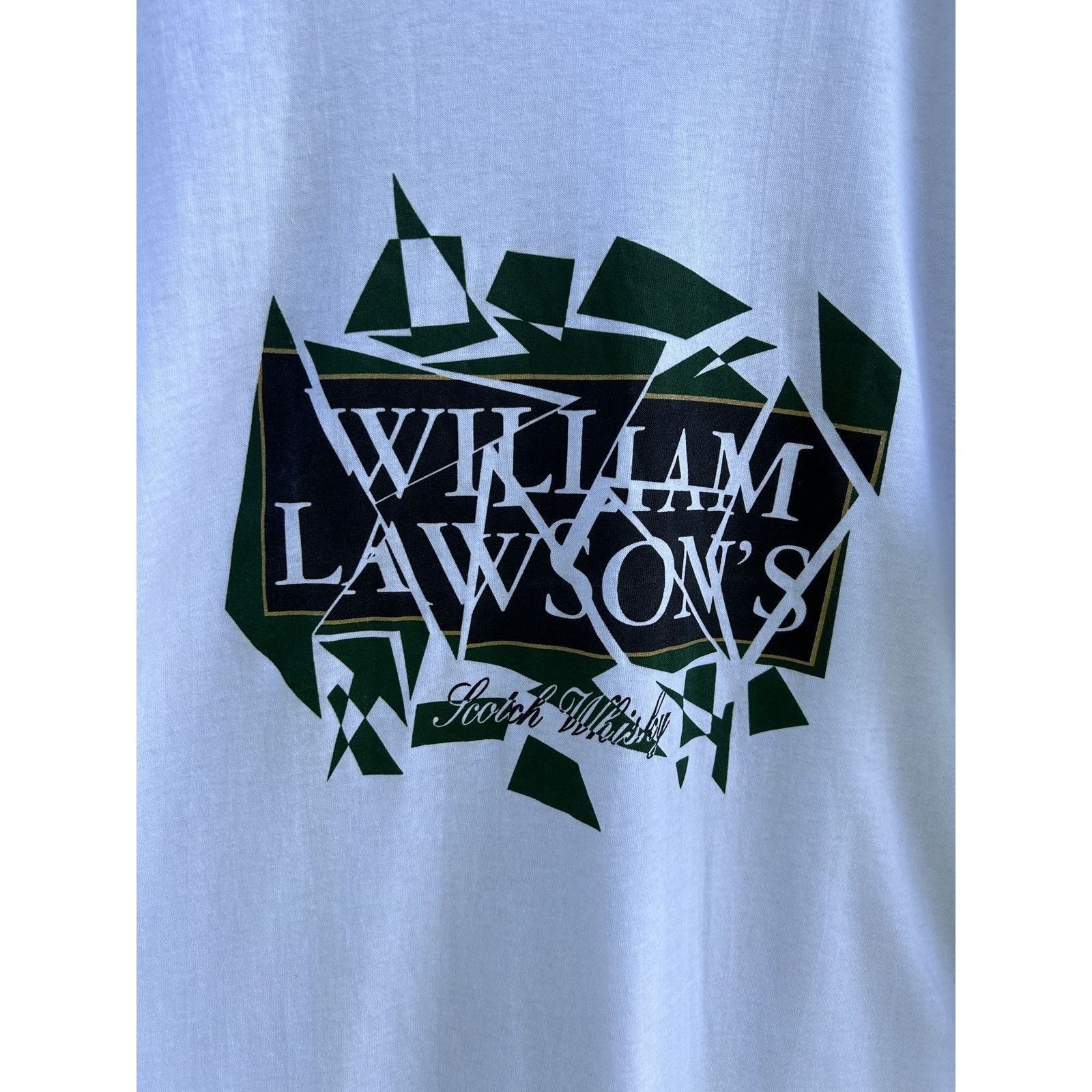 Vintage 90s Vintage Screen Stars William Lawson's Whiskey T-Shirt Size US XL / EU 56 / 4 - 2 Thumbnail