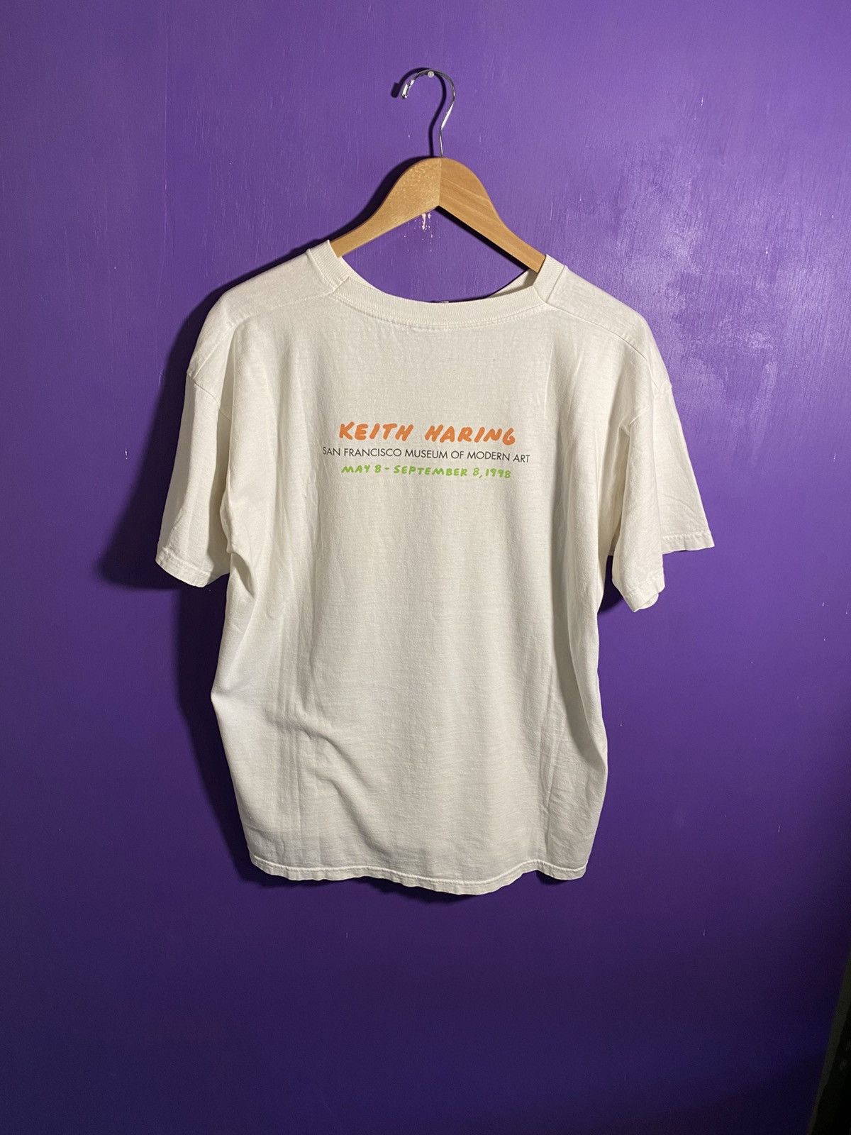 Keith Haring Vintage 1998 Keith Haring San Francisco art tee Size US XL / EU 56 / 4 - 2 Thumbnail