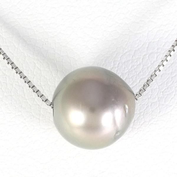 Other Other K18 White Gold Pearl Necklace 40cm Metal Necklace in Great Condition Size ONE SIZE - 1 Thumbnail