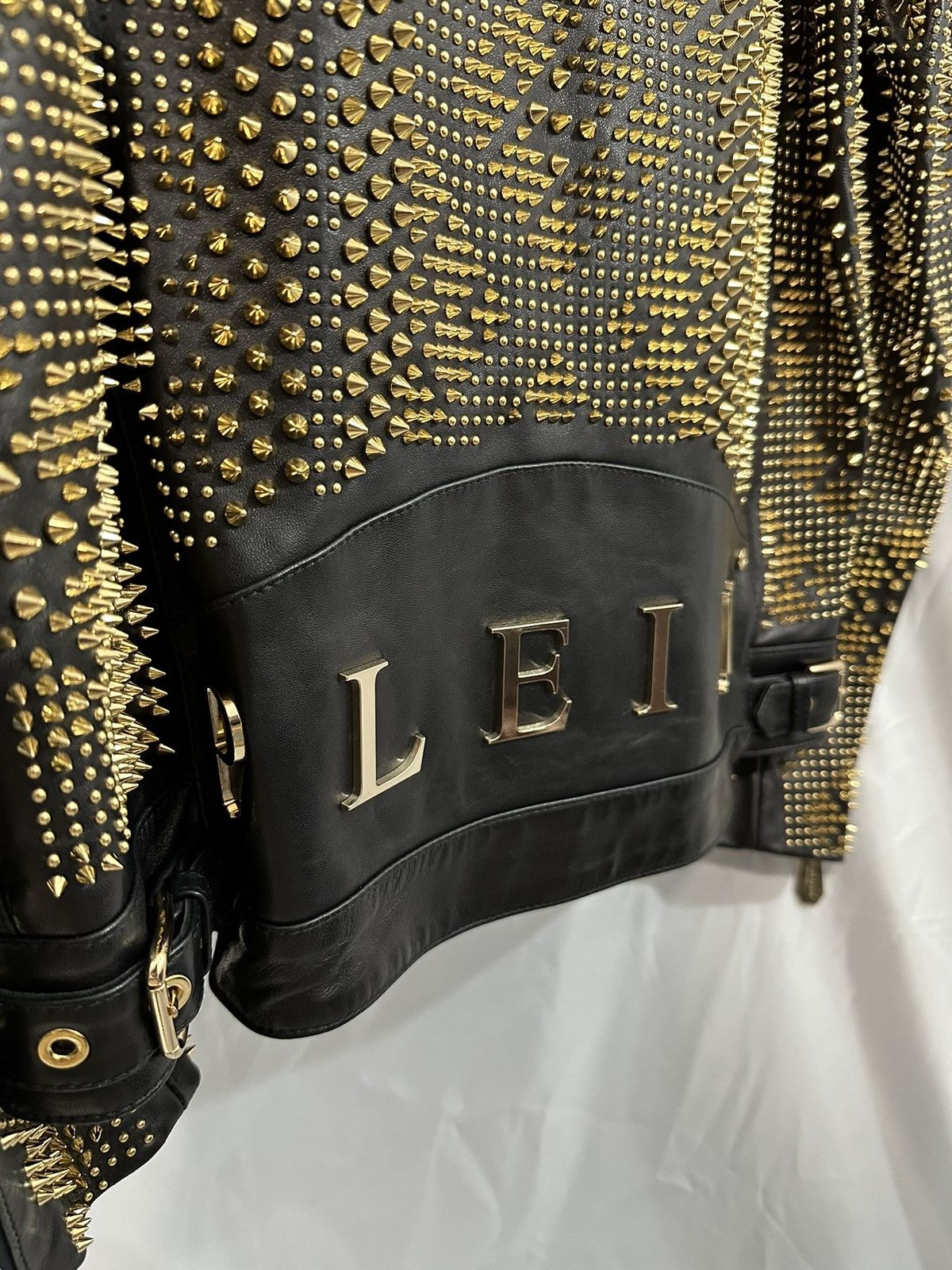 Philipp Plein Philipp Plein Leather Jacket Size US L / EU 52-54 / 3 - 12 Thumbnail