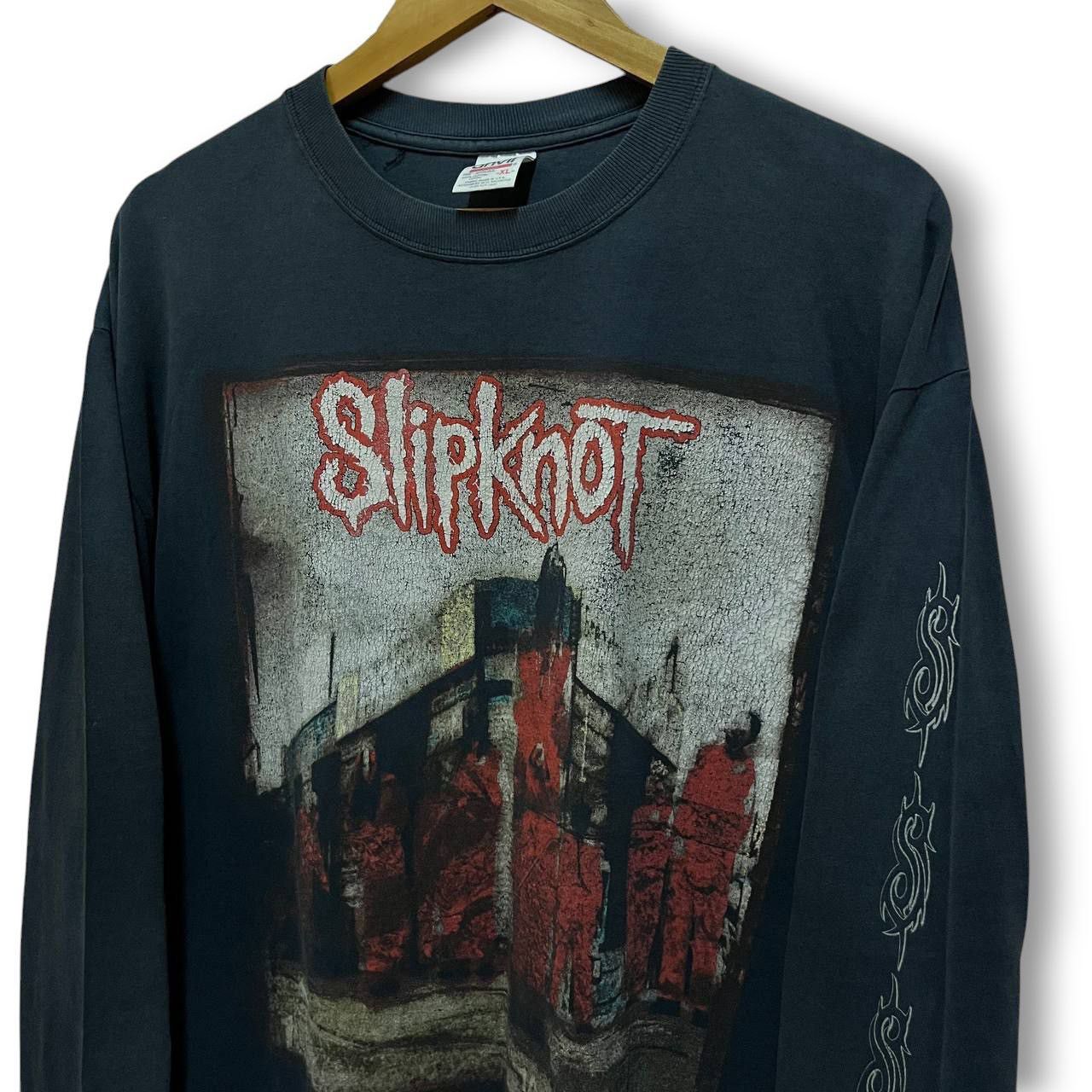 Band Tees × Slipknot × Vintage Vintage 1999 OG Slipknot Debut Long Sleeve Size US XL / EU 56 / 4 - 3 Thumbnail