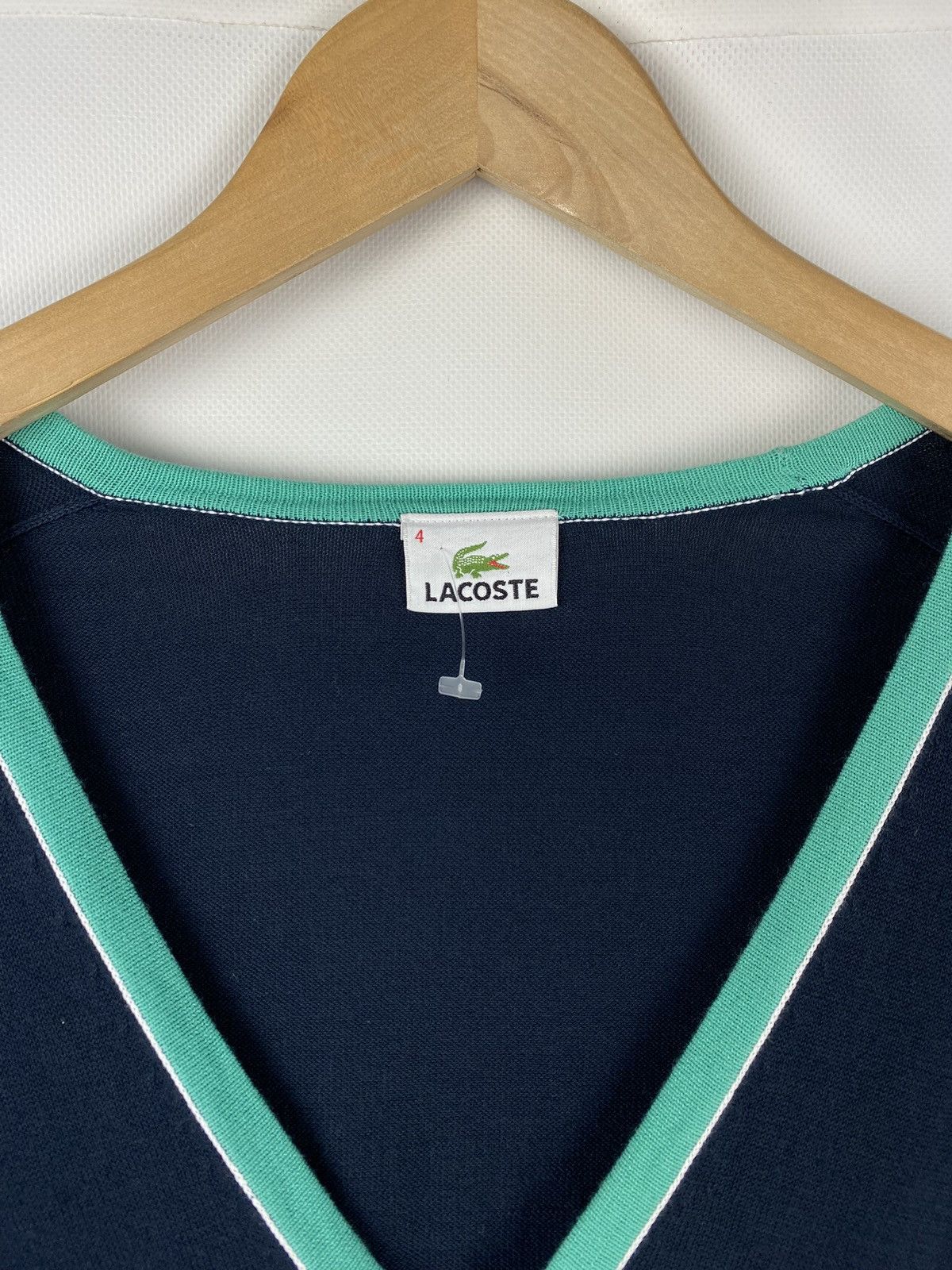 Lacoste Lacoste men’s button front cardigan sweater size 4 Size US L / EU 52-54 / 3 - 9 Thumbnail