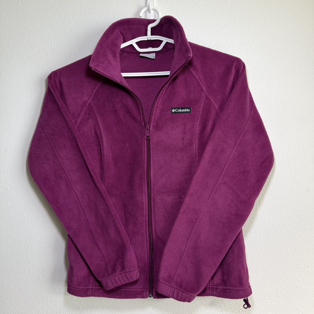 Columbia Columbia Womens Medium Purple Fleece Jacket Full Zip Soft Size M / US 6-8 / IT 42-44 - 3 Thumbnail