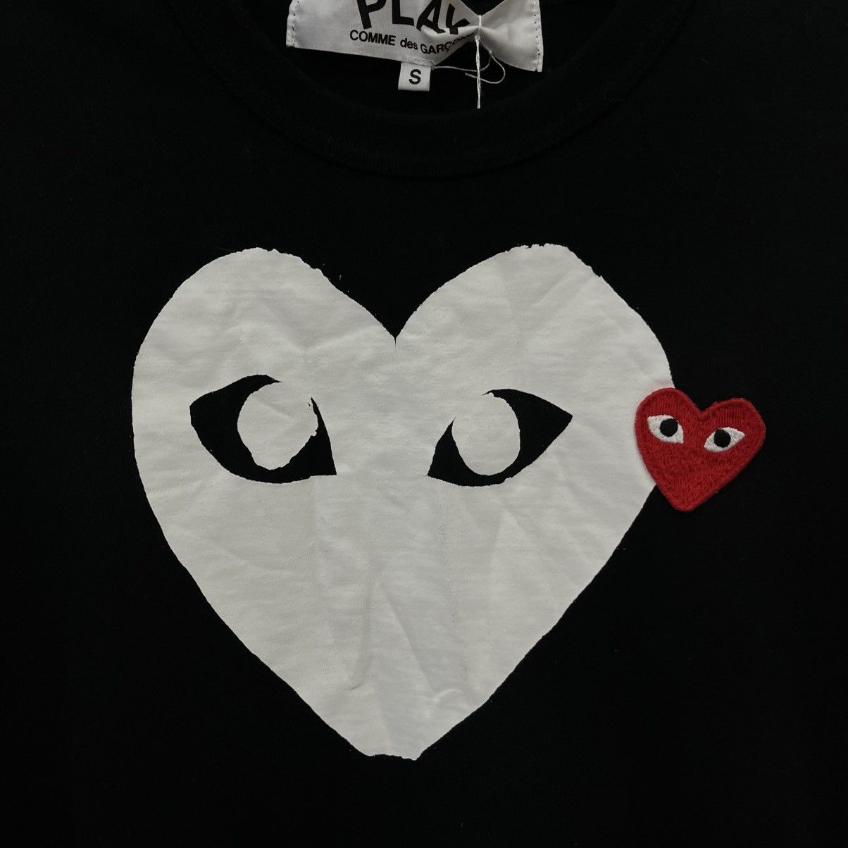 Comme des Garcons PLAY Comme des Garçons PLAY T-shirt Big Double Heart Logo Size US S / EU 44-46 / 1 - 5 Thumbnail