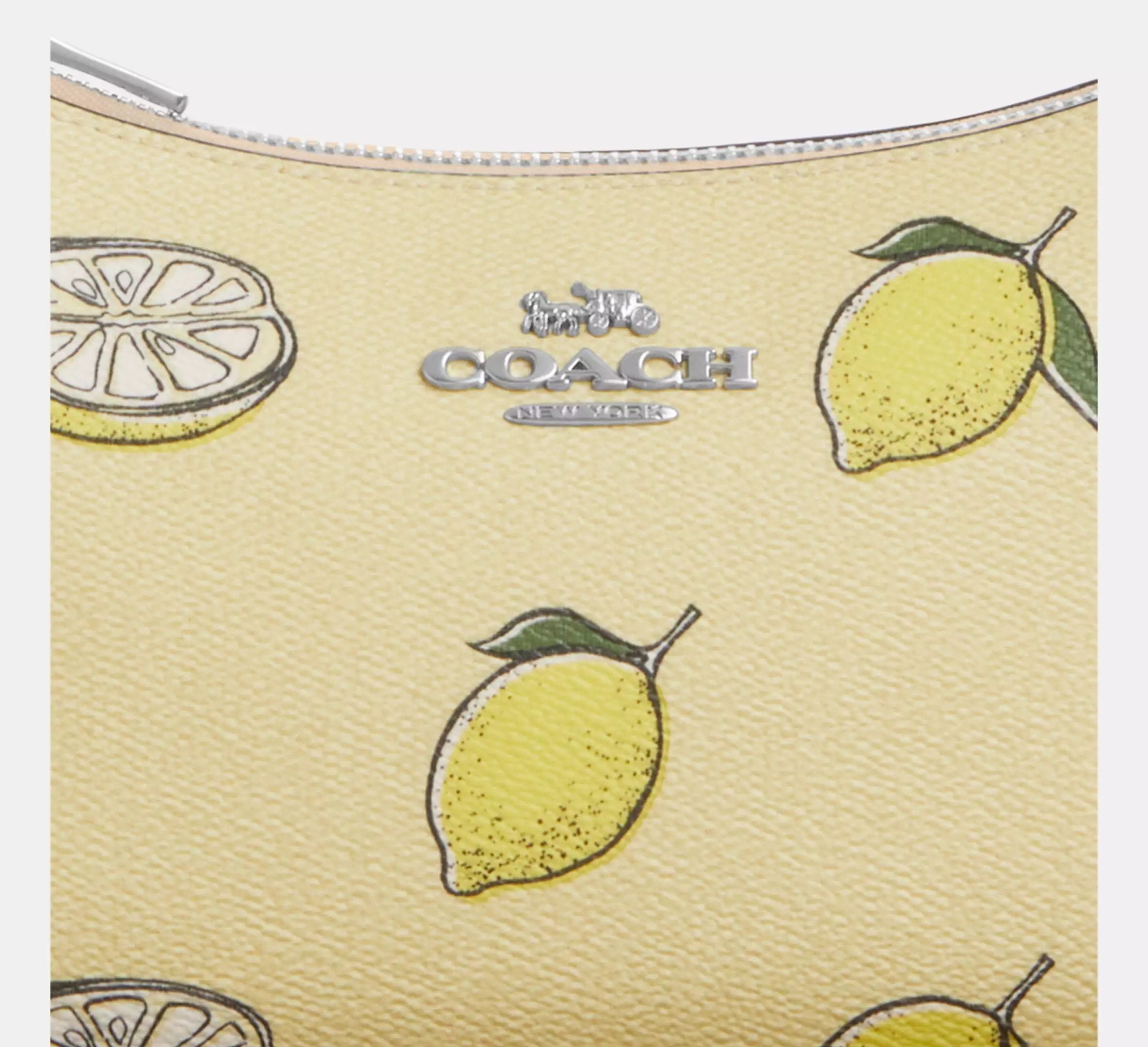 Coach Teri Shoulder Bag With Lemon Print CBA53 Size ONE SIZE - 6 Thumbnail