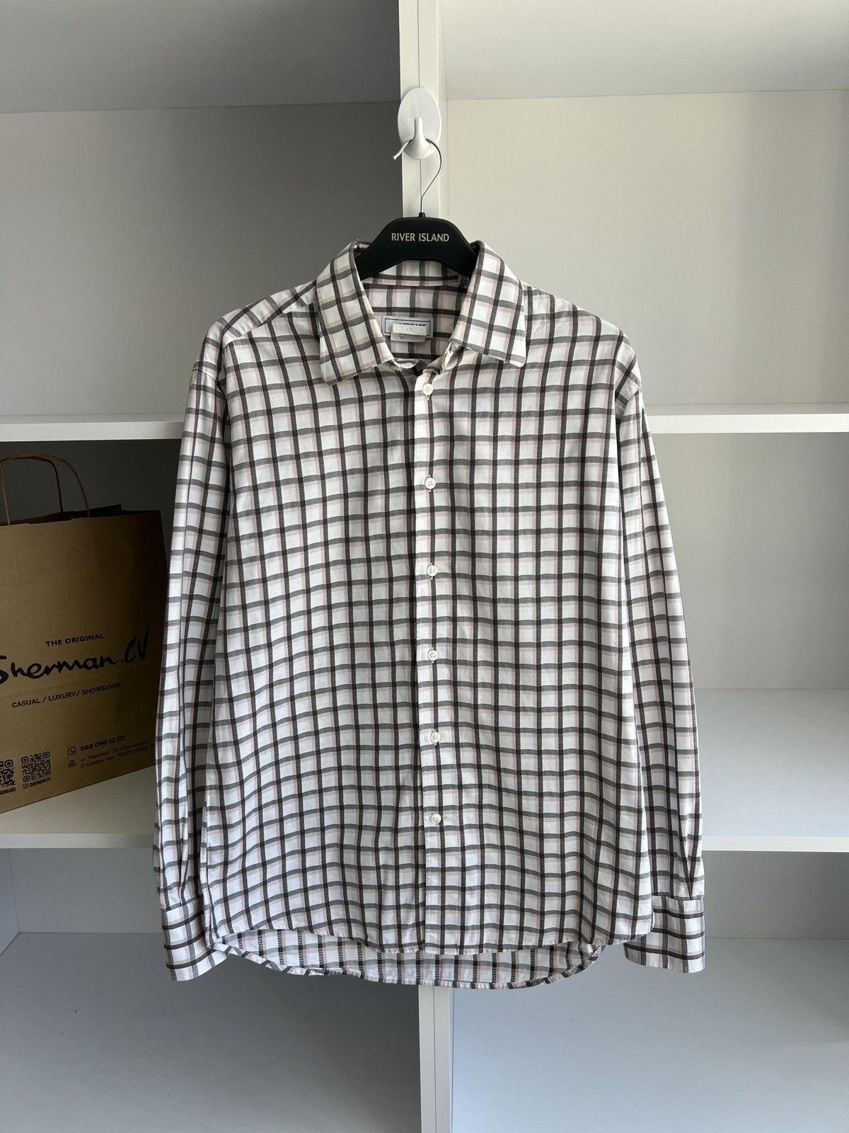 Versace × Vintage Vintage Versace Collection Luxury Shirt Size US L / EU 52-54 / 3 - 4 Thumbnail