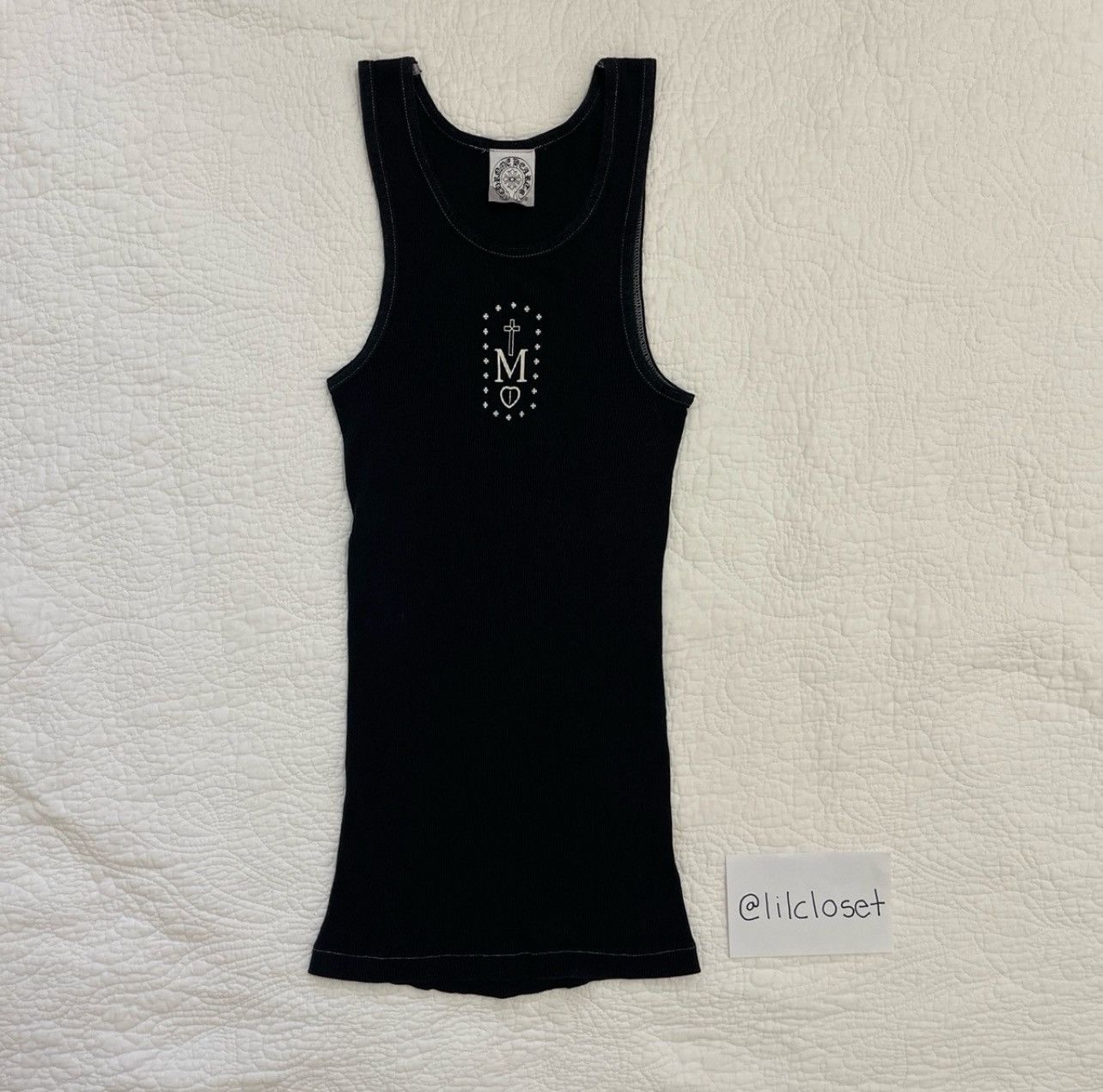 Chrome Hearts Chrome Hearts Rhinestone Tank-Top | Grailed