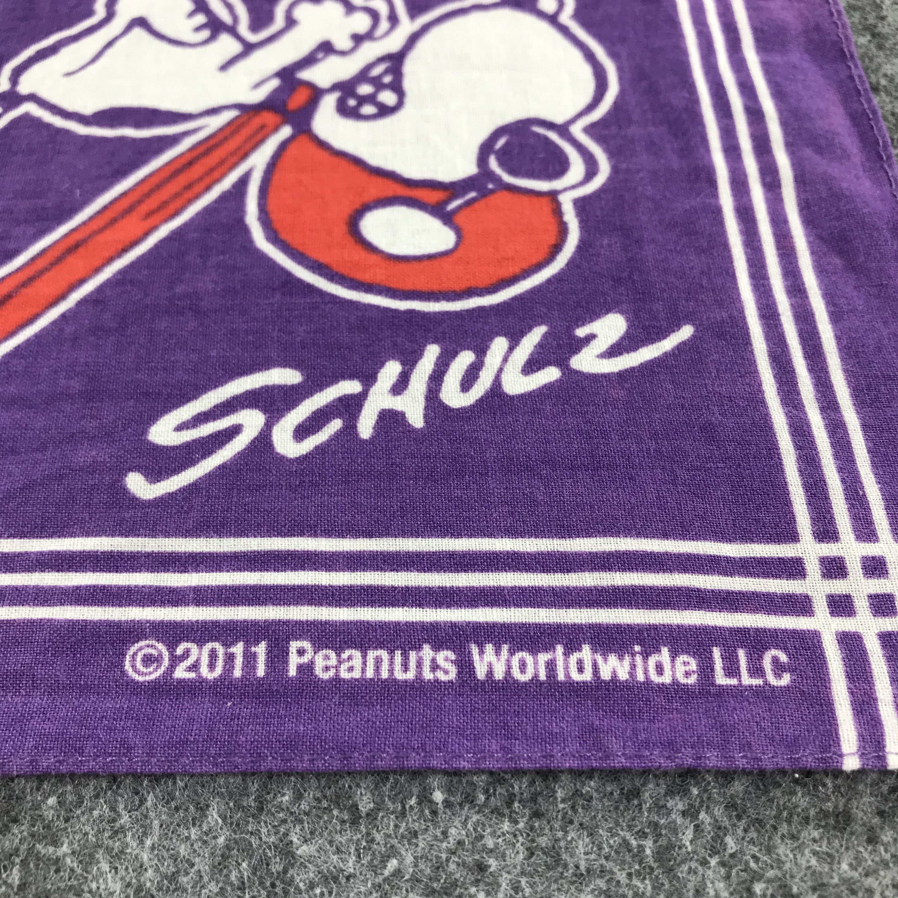 Peanuts Snoopy Ski Handkerchief Neckerchief Bandana X07 Size ONE SIZE - 4 Thumbnail