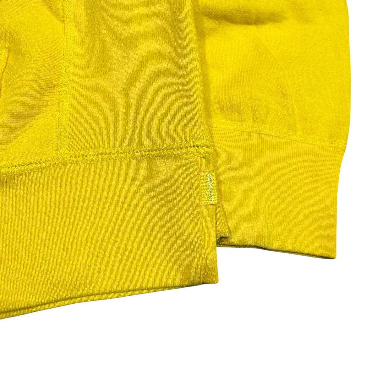 Supreme FW2017 Supreme Bursh Logo Pullover Hooded Yellow Size US M / EU 48-50 / 2 - 5 Thumbnail