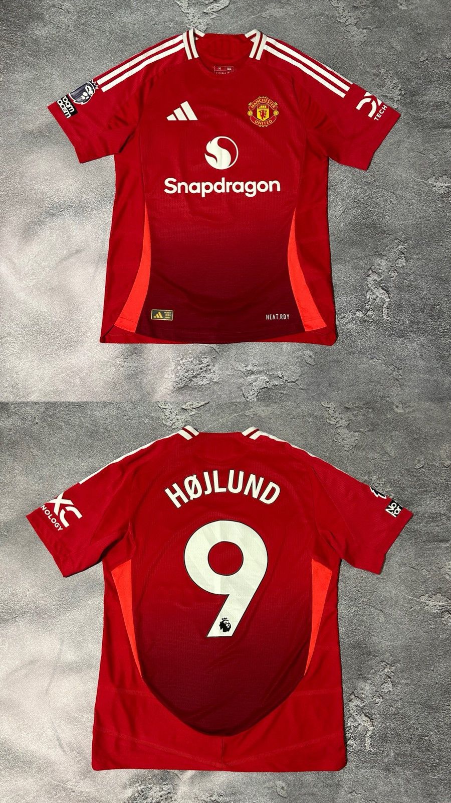 Manchester United 2024 #9 Hojlund Player Issue Jersey Shirt