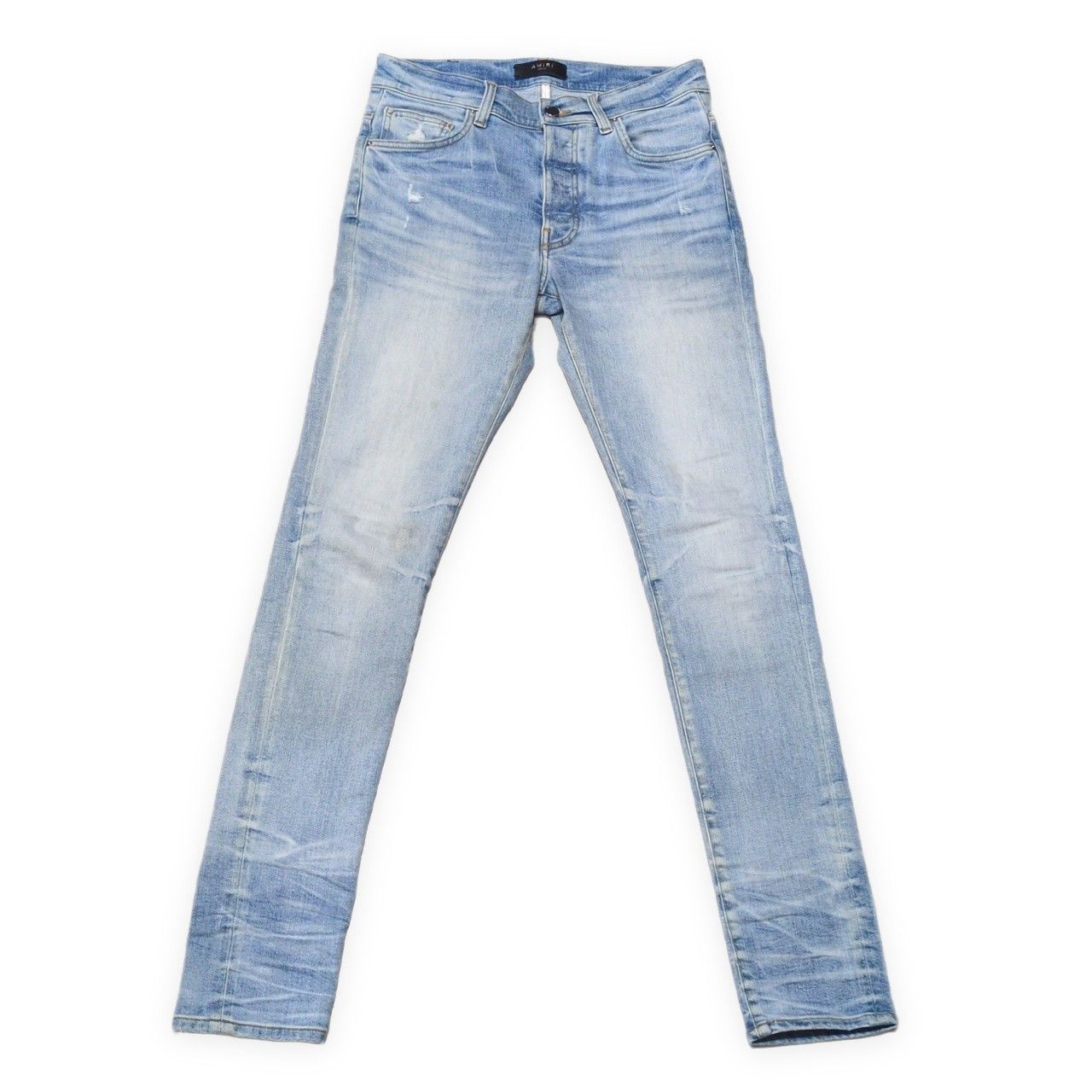 Amiri Amiri Red Cobra Blue Denim Jeans Size 30 | Grailed