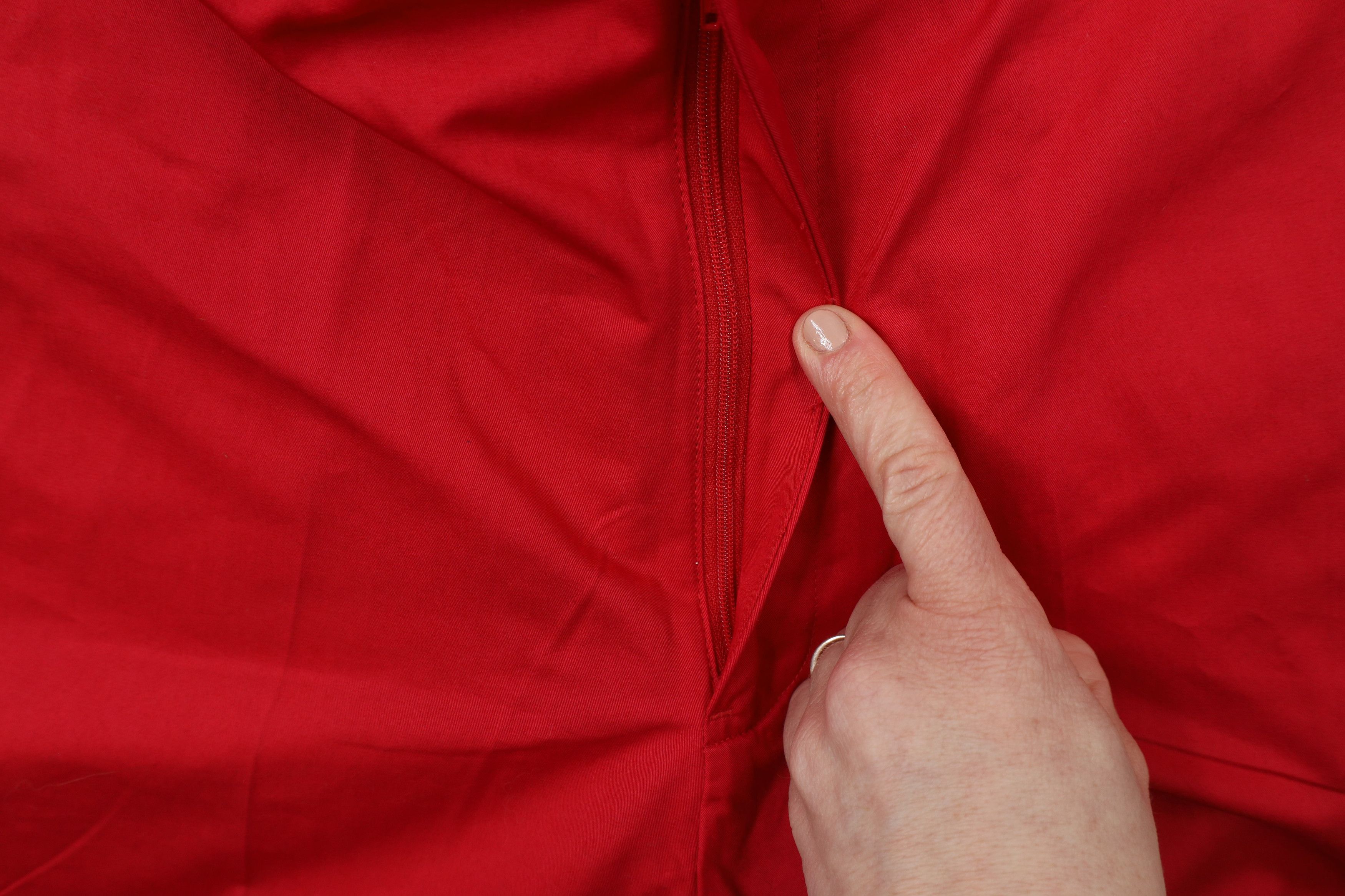Ralph Lauren × Vintage Vintage 90s Ralph Lauren Wide Leg Cotton Chino Pants Red Size US 32 / EU 48 - 8 Thumbnail