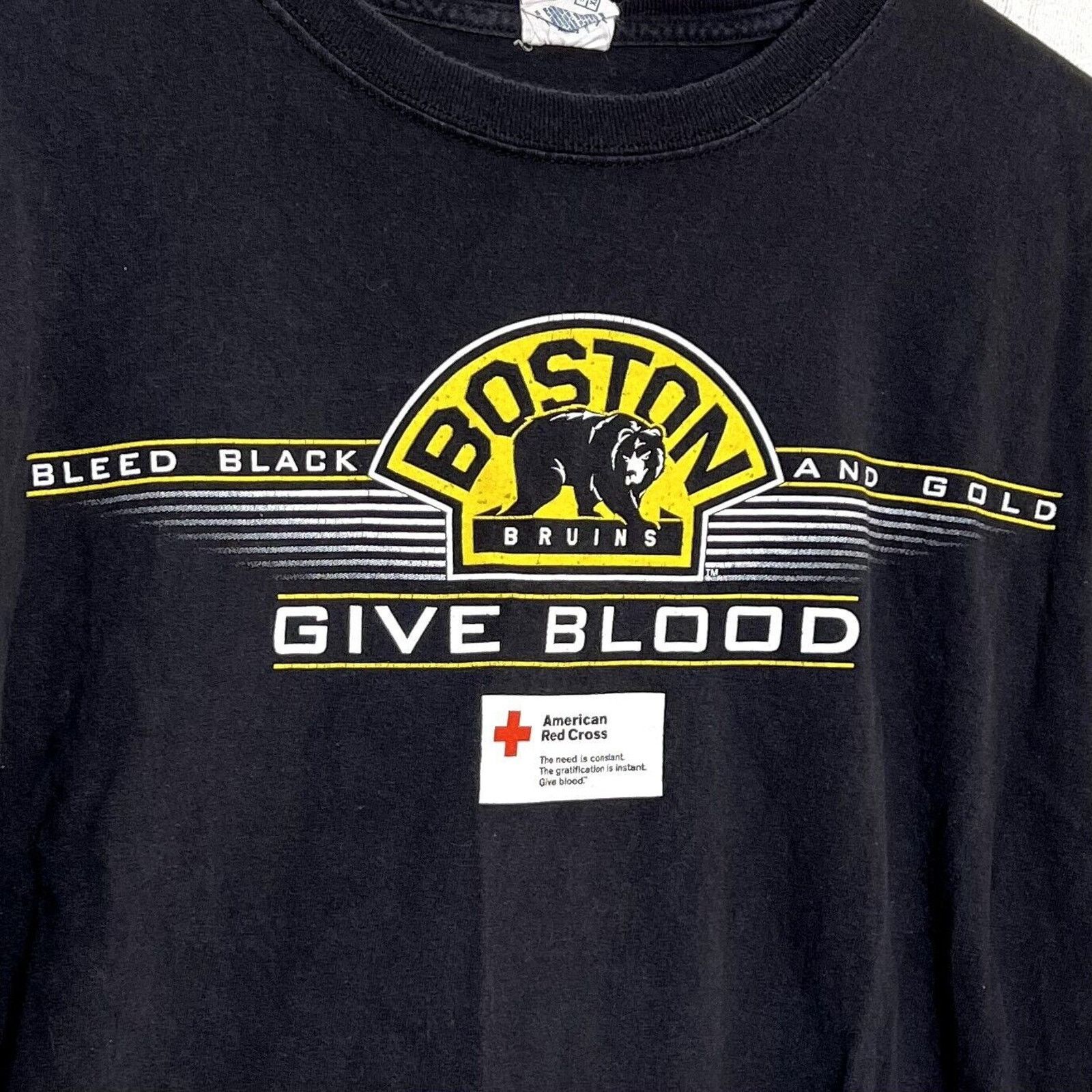 Delta Boston Bruins Logo Short Sleeve Tee Size US XL / EU 56 / 4 - 3 Thumbnail
