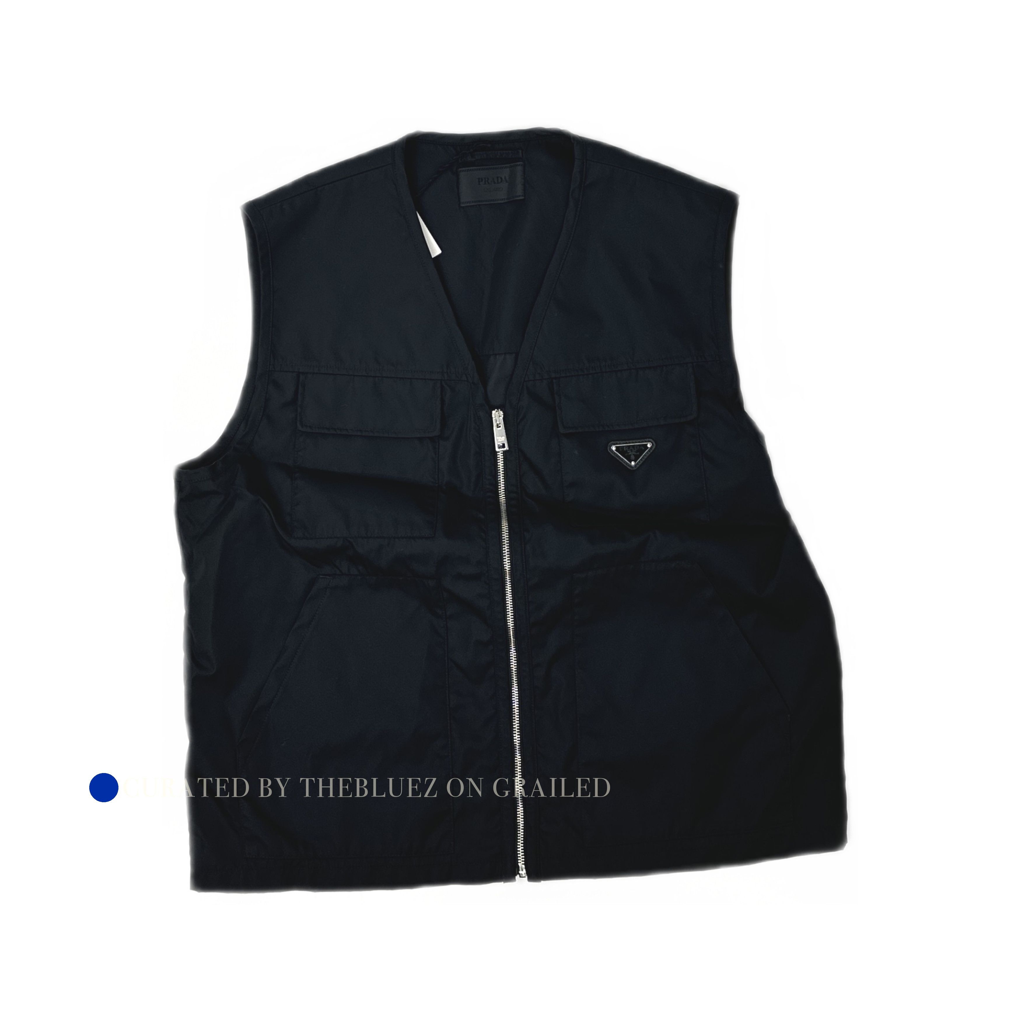 Prada Prada Black Padded Re-Nylon Vest | Grailed