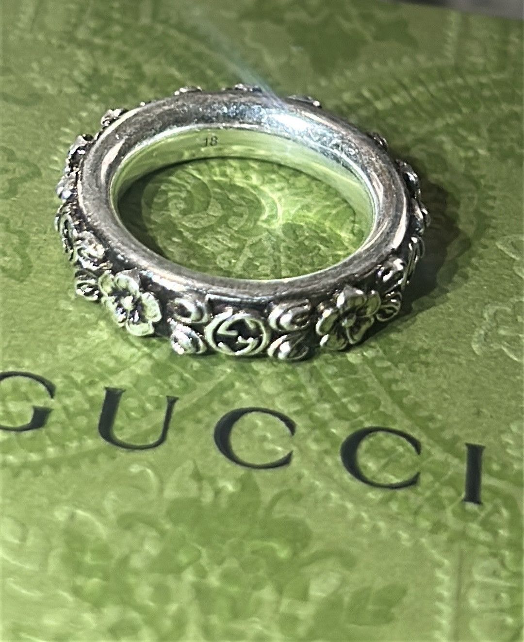 Gucci Gucci Interlocking G Flower Ring Ag925 Size ONE SIZE - 3 Thumbnail