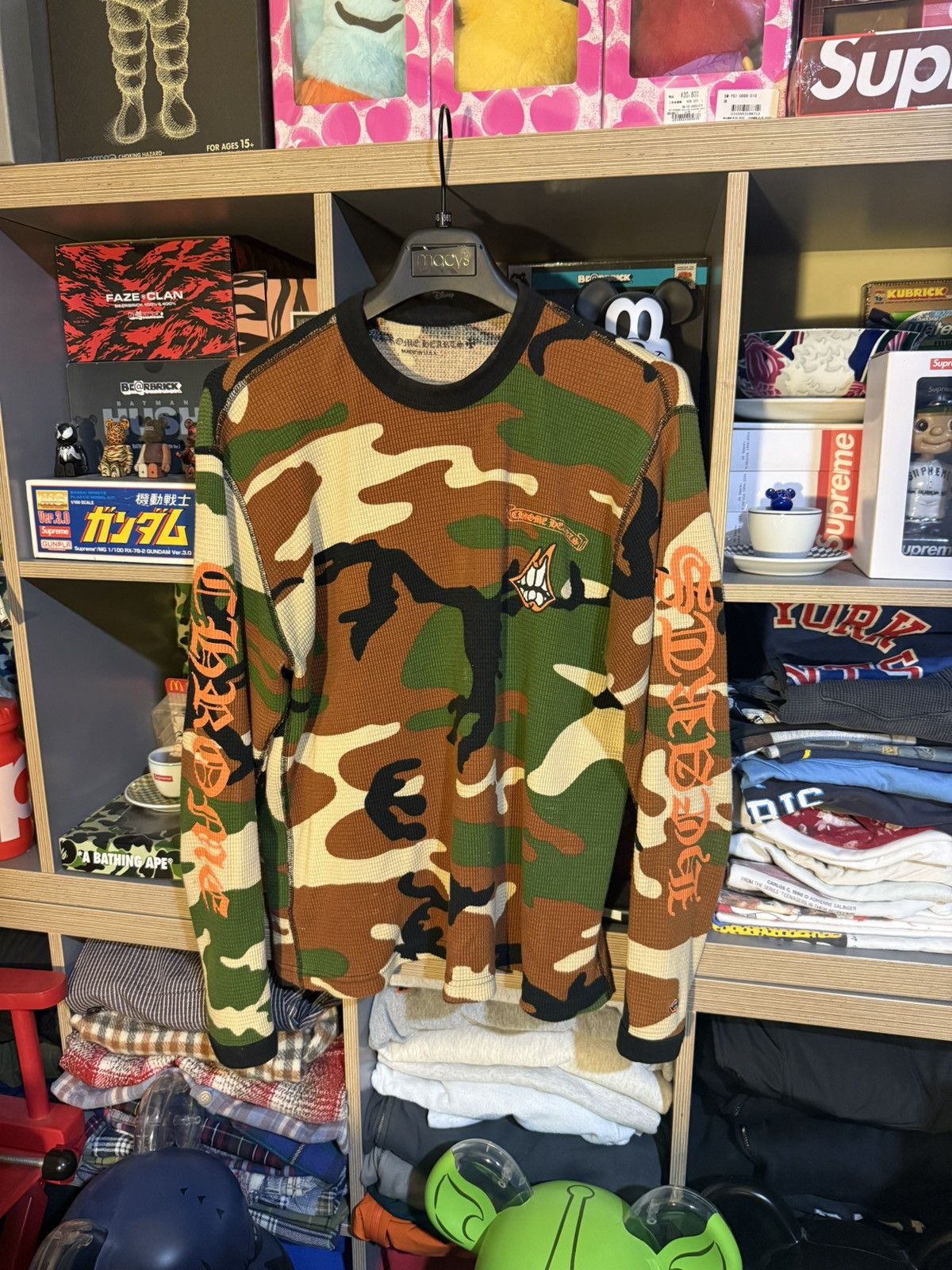 Chrome Hearts Chrome Hearts Camo Matty Boy “Caution” Thermal Longsleeve Size US M / EU 48-50 / 2 - 1 Thumbnail