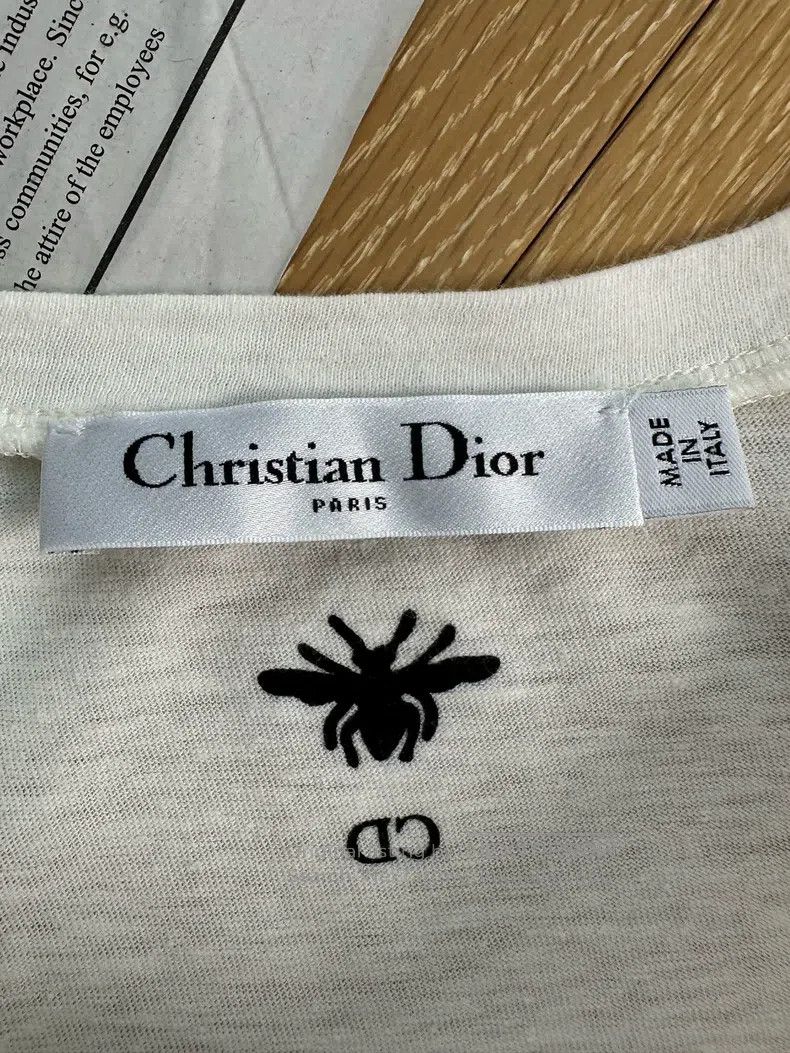 Dior Dior Cotton and linen circle letter casual short-sleeved r Size XS / US 0-2 / IT 36-38 - 8 Thumbnail