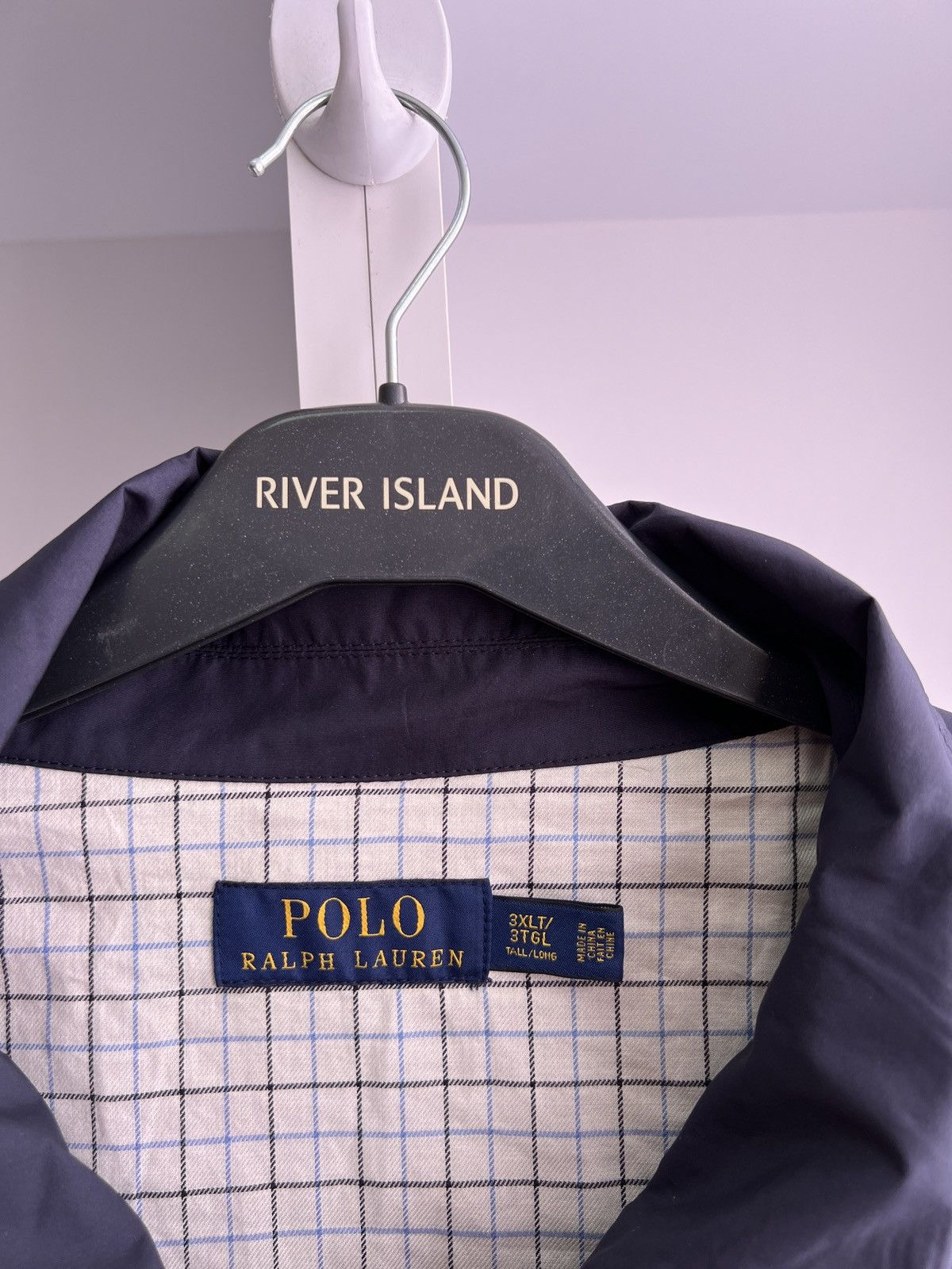 Polo Ralph Lauren × Vintage Vintage Polo Ralph Lauren Navy Jacket Size US XXL / EU 58 / 5 - 7 Thumbnail