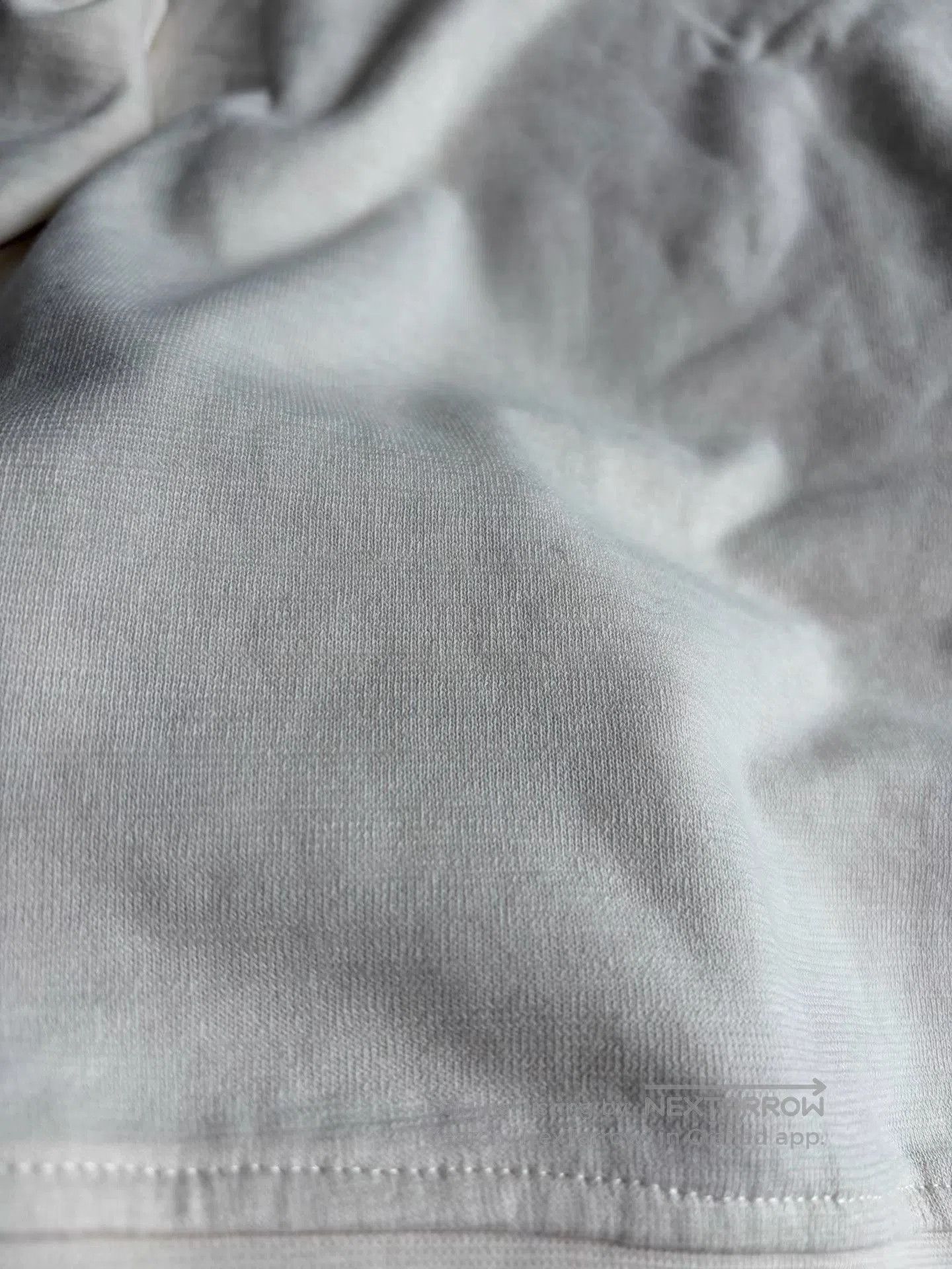 Lemaire White Long-Sleeve Sweatshirt Size L. Size US L / EU 52-54 / 3 - 4 Thumbnail